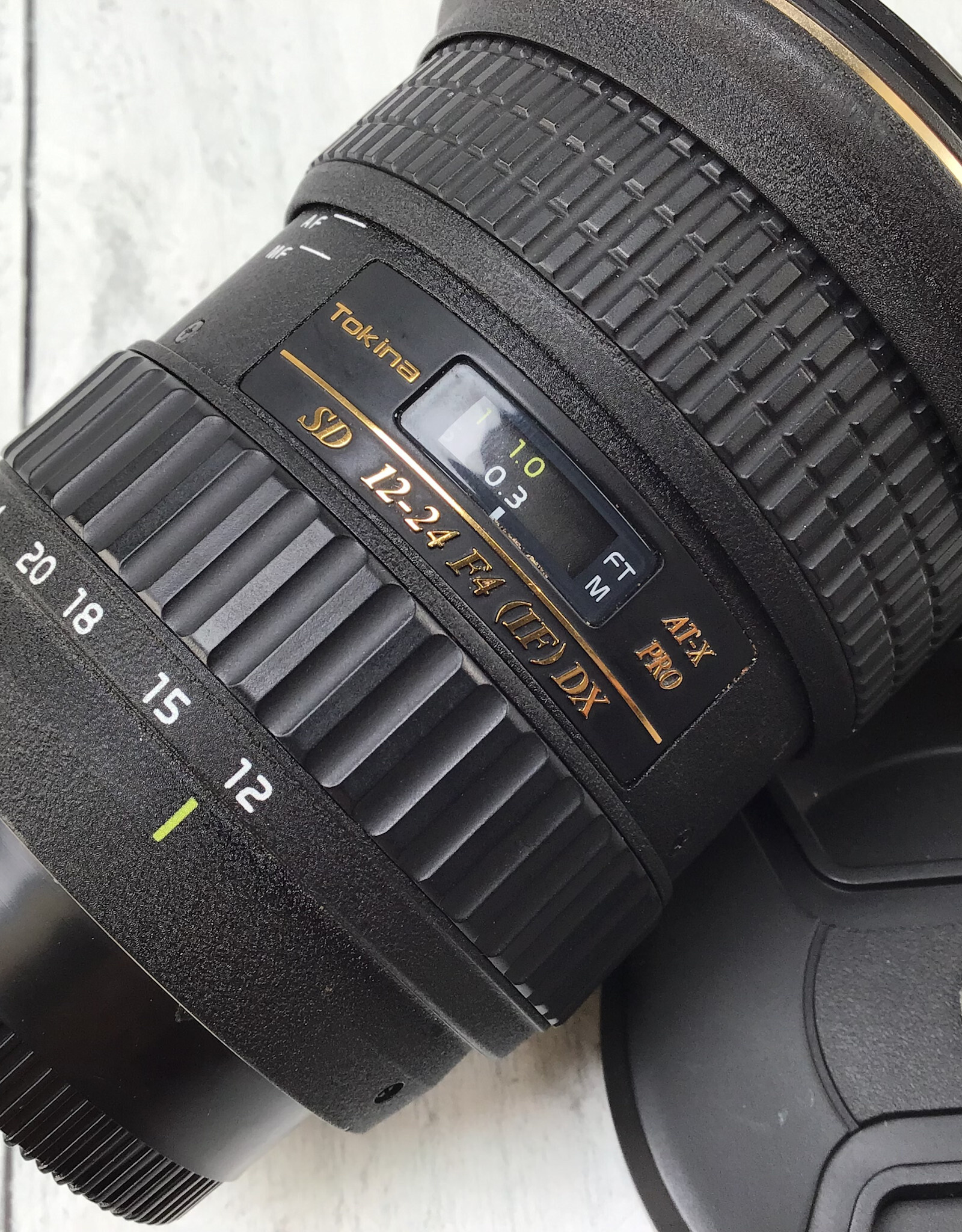 NIKON Tokina SD 12-24mm f4 Lens for Nikon F Used Good