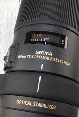 CANON Sigma 150mm f2.8 APO Macro EX DG OS Lens for Canon EF in Box Used EX