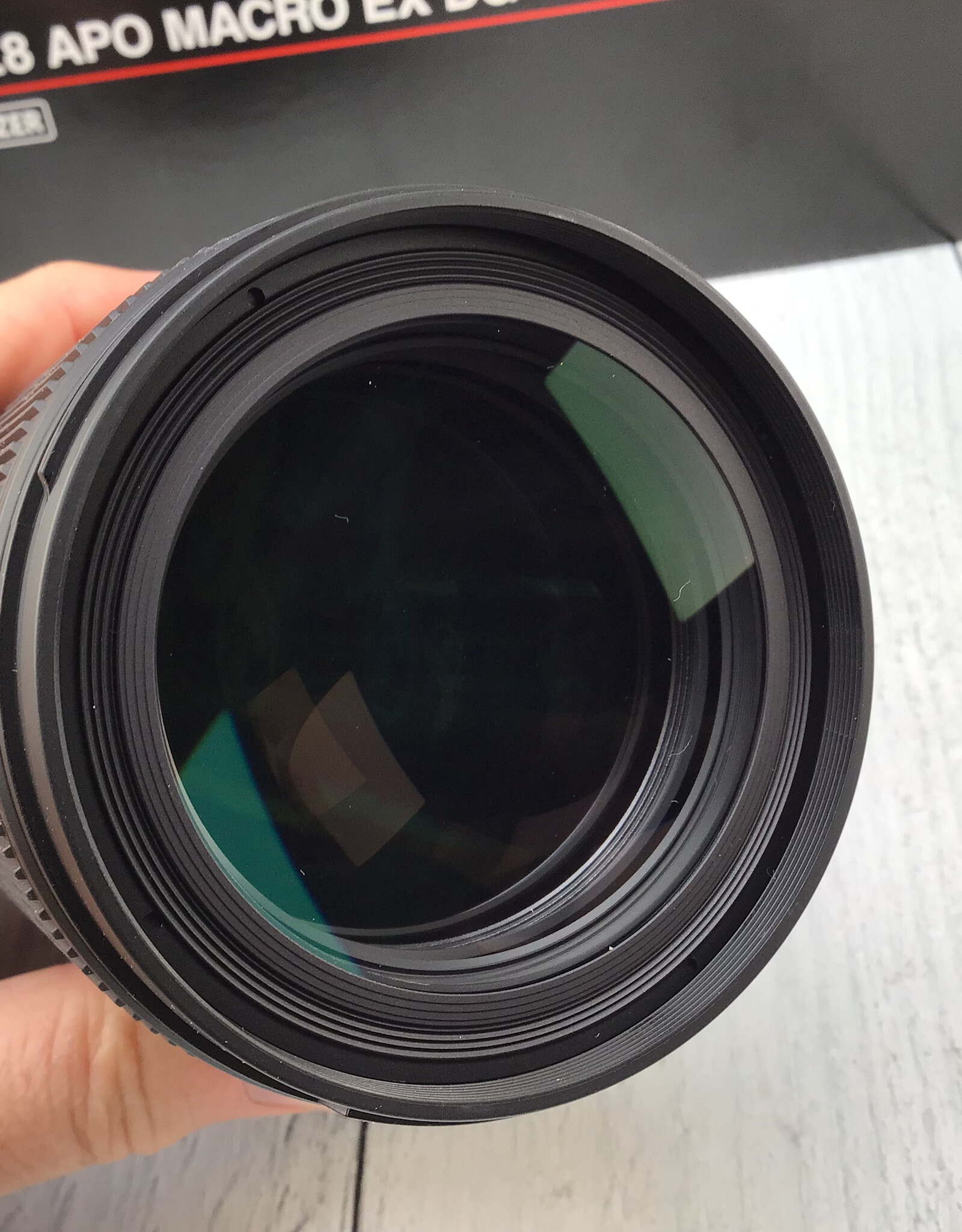 CANON Sigma 150mm f2.8 APO Macro EX DG OS Lens for Canon EF in Box Used EX