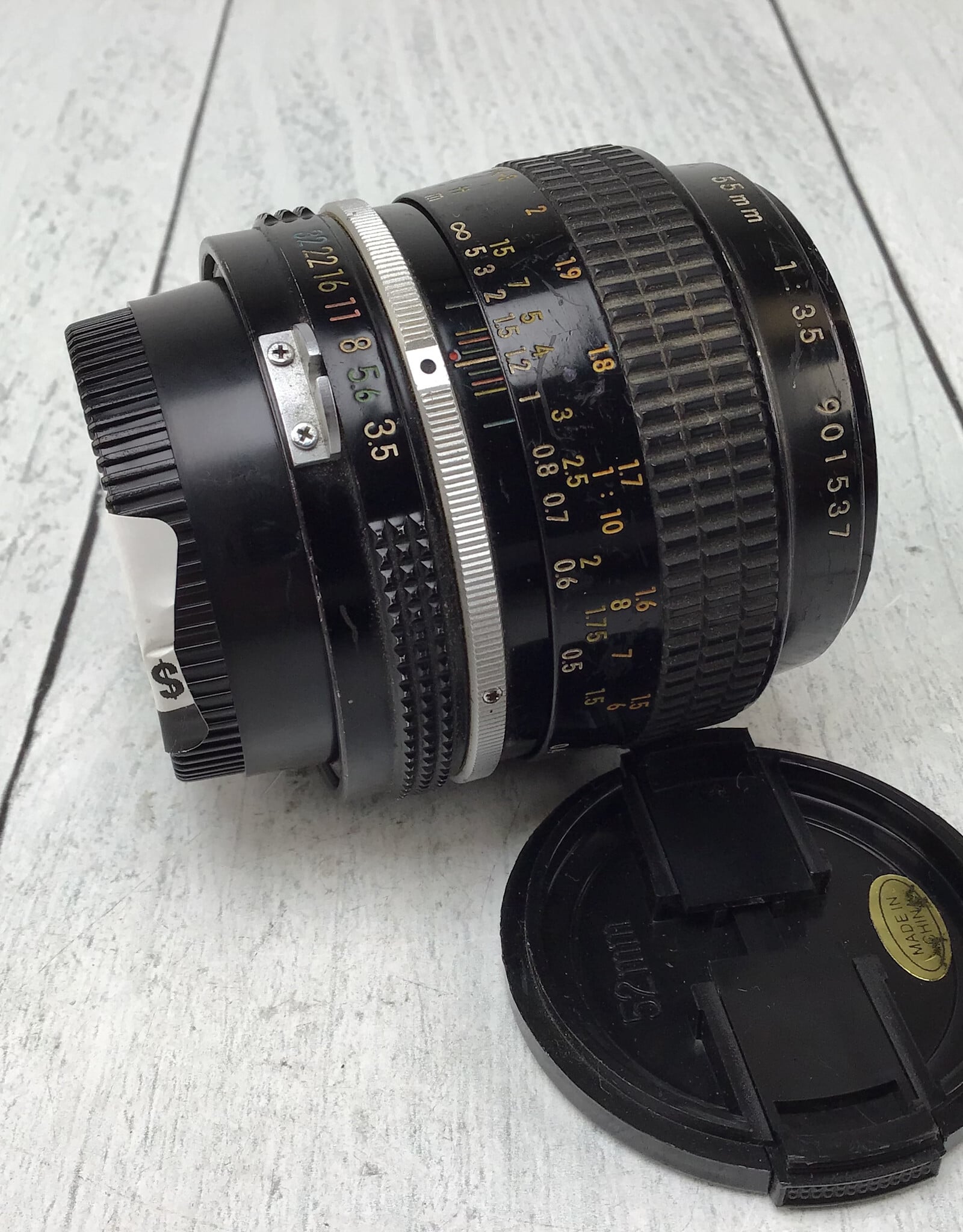 NIKON Nikon Micro Nikkor 55mm f3.5 Lens Non AI Used Fair
