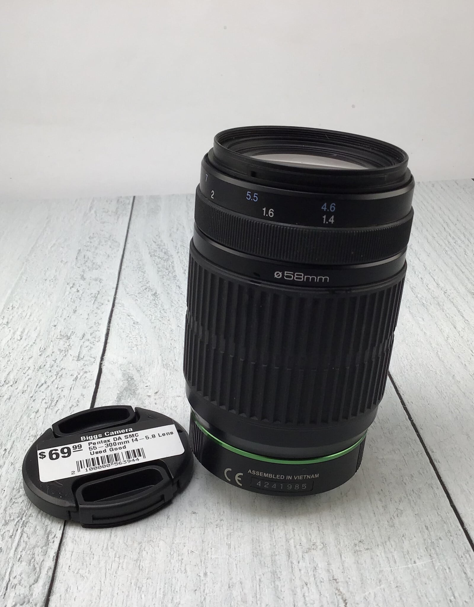 Pentax Pentax DA SMC 55-300mm f4-5.8 Lens Used Good