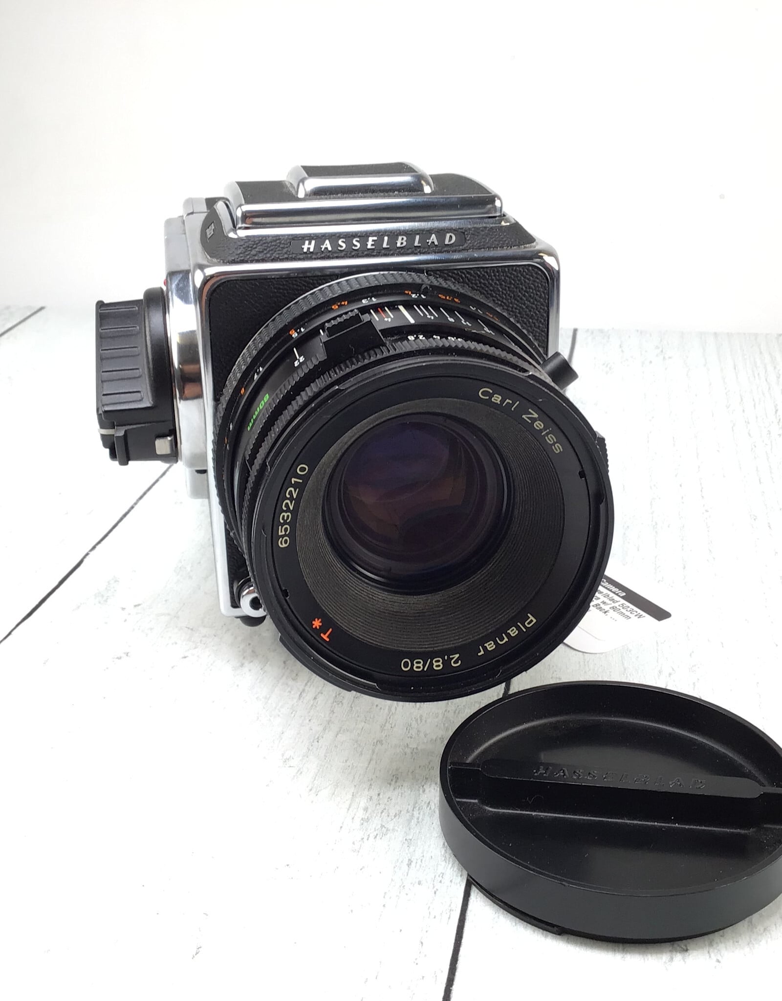 Hasselblad Hasselblad 503CW Camera w/ 80mm CF, 120 Back, Waist Level Used Good
