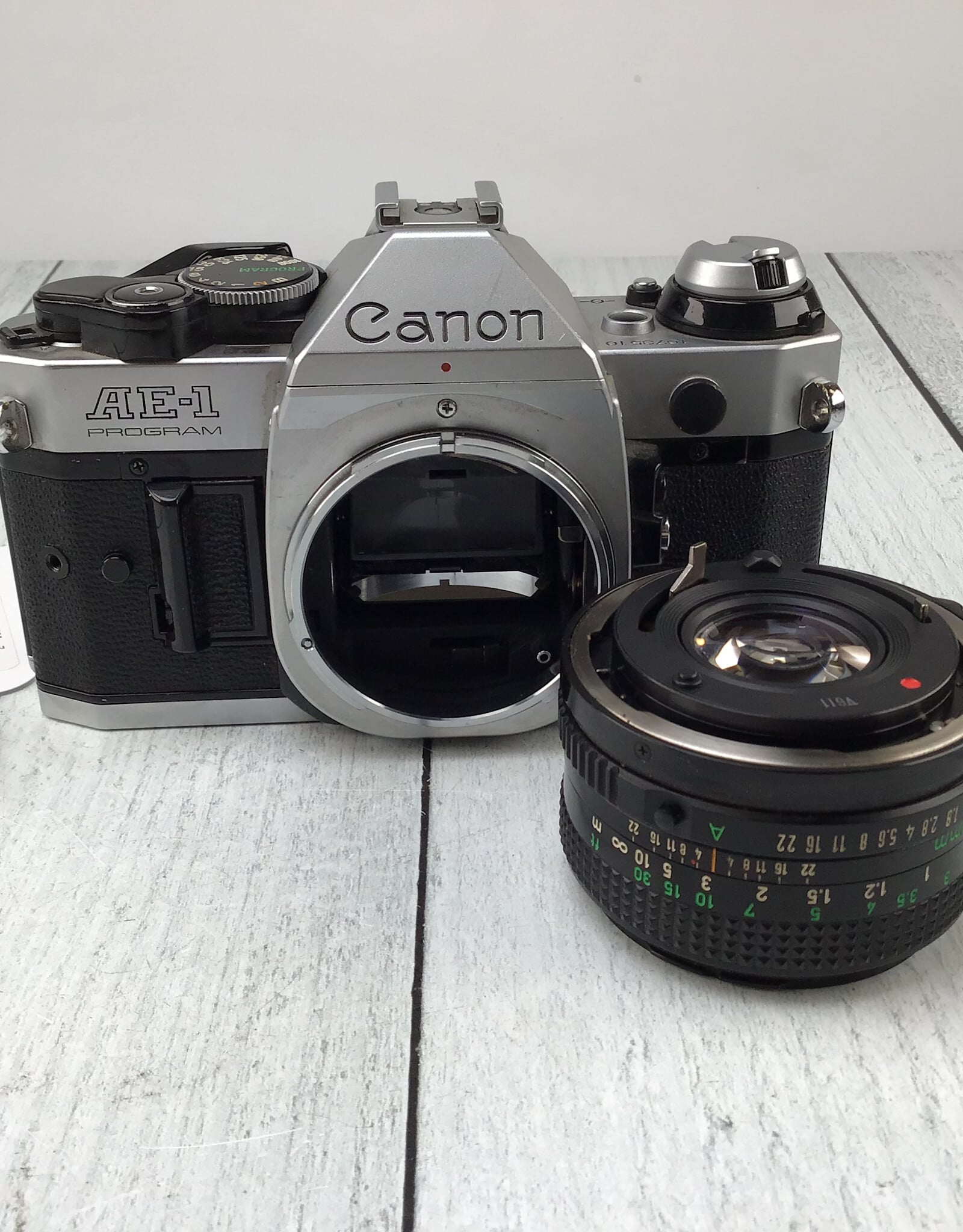 CANON Canon AE-1 Program Camera Used w/50mm Fair