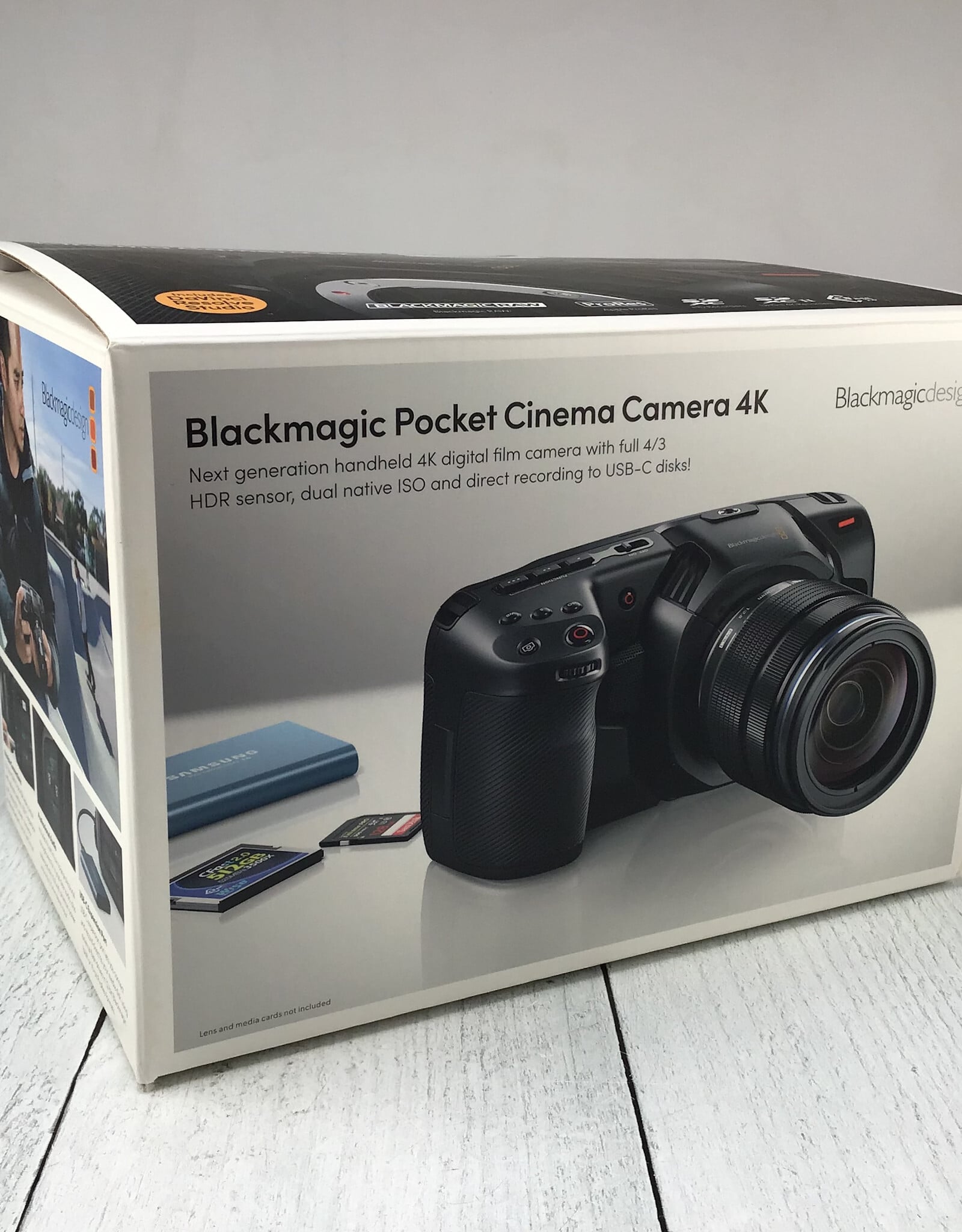 Blackmagic Design Blackmagic Pocket Cinema Camera 4K in Box Used Good