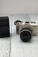 Pentax Pentax Q Camera White w/ 5-15mm Used Fair