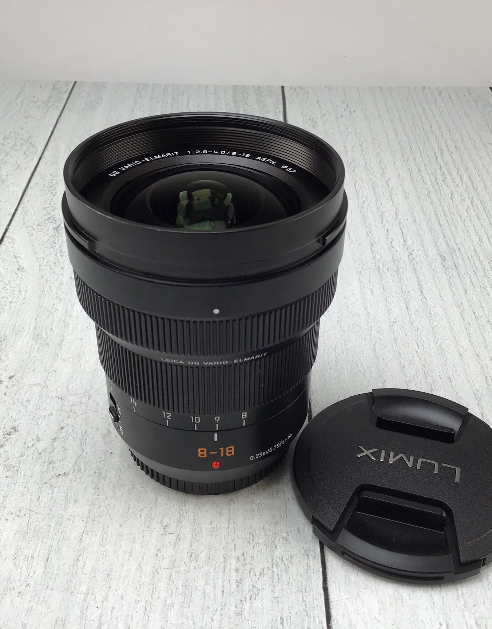 PANASONIC Panasonic Leica DG Cario Elmarit 8-18mm f2.8-4 Lens Used Good
