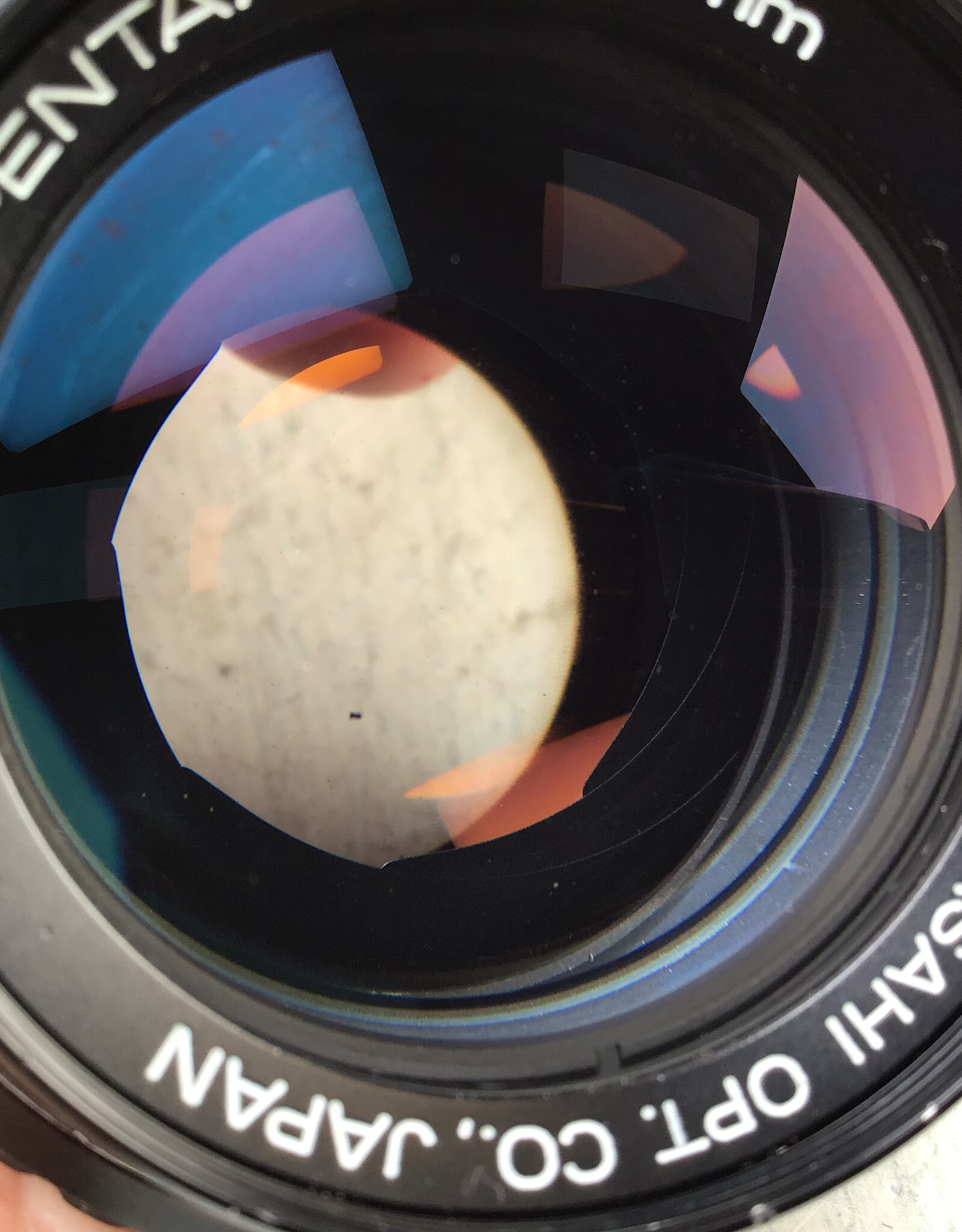 Pentax Pentax SMC 50mm f1.2 Lens No Click Stop Used Fair