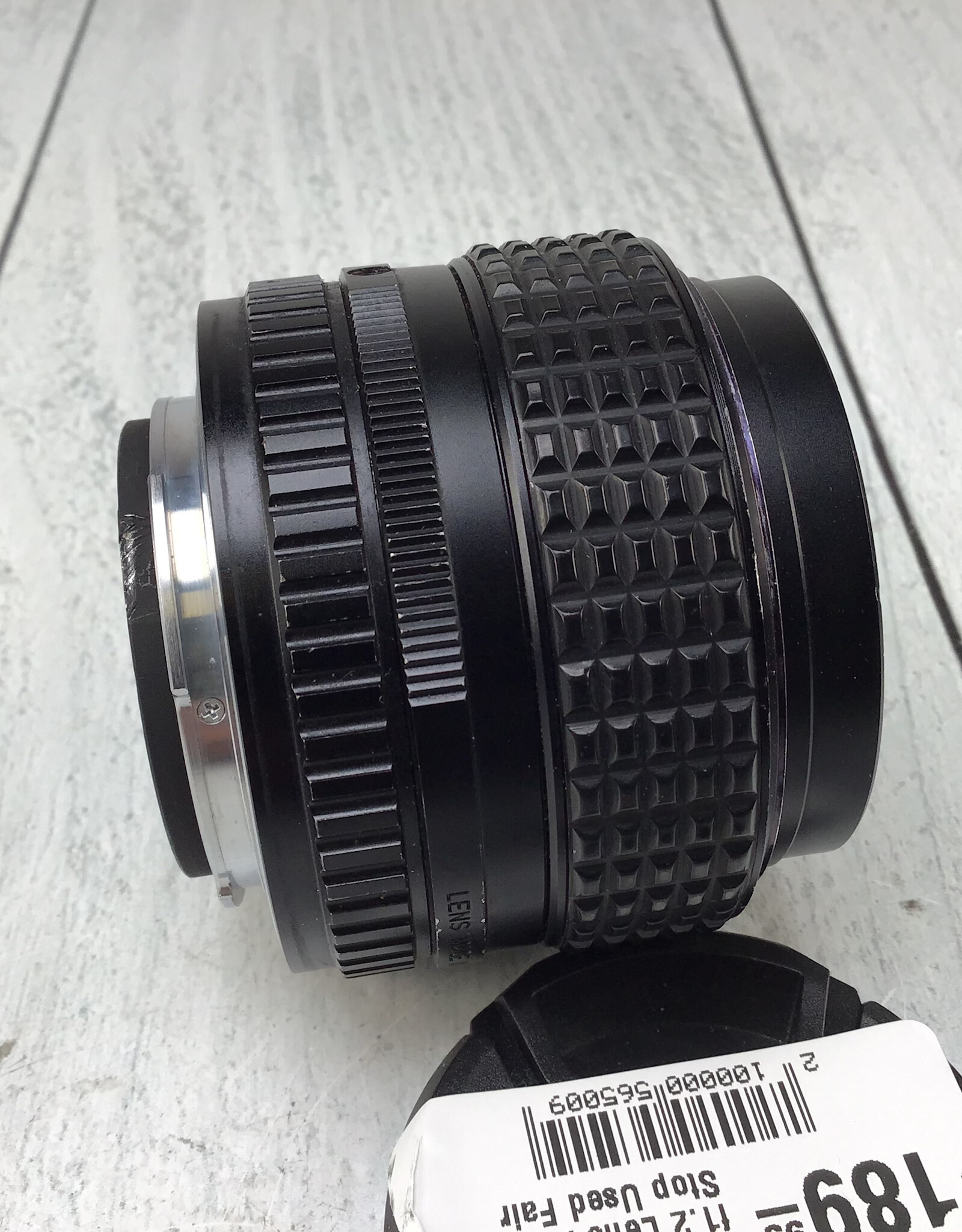Pentax Pentax SMC 50mm f1.2 Lens No Click Stop Used Fair