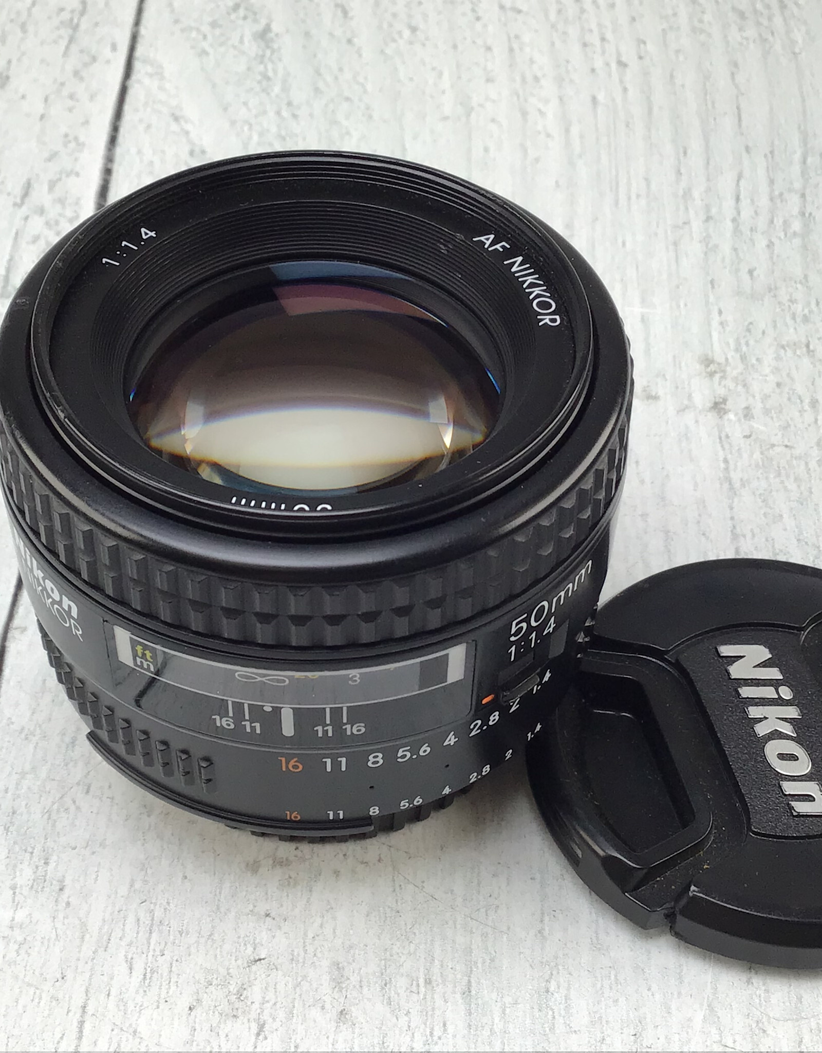 Pentax Nikon AF Nikkor 50mm f1.4 Lens Used Good