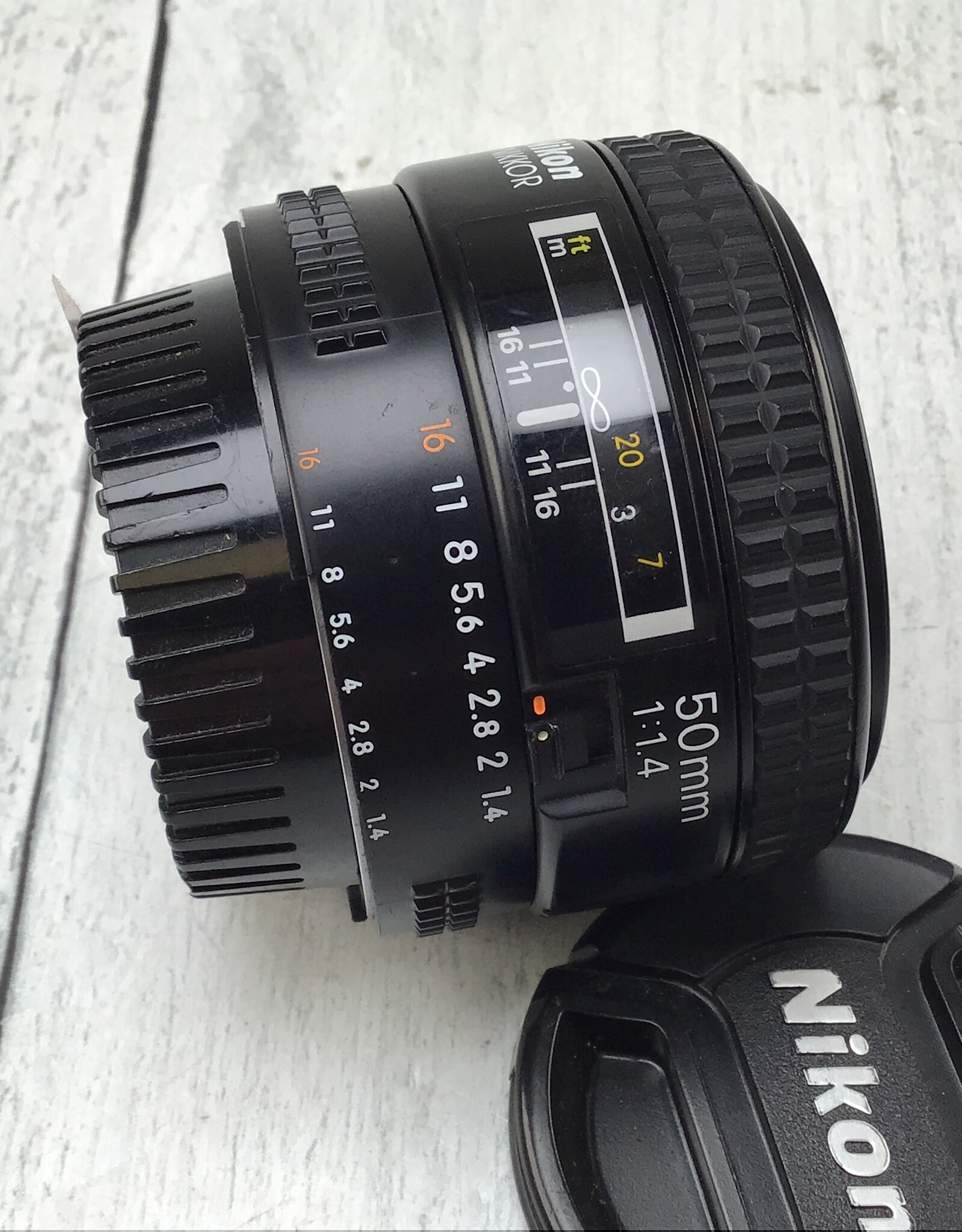 Pentax Nikon AF Nikkor 50mm f1.4 Lens Used Good