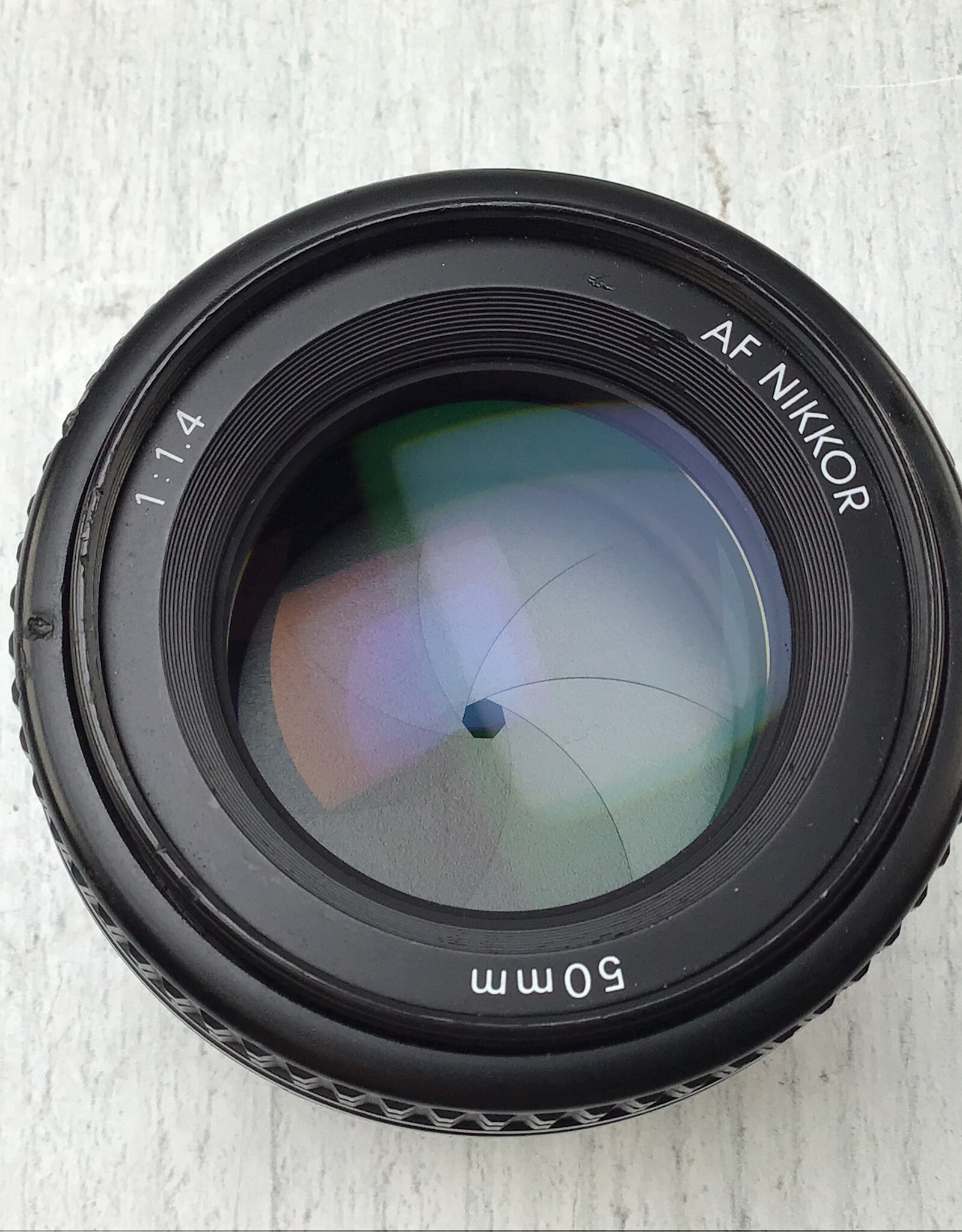 Pentax Nikon AF Nikkor 50mm f1.4 Lens Used Good