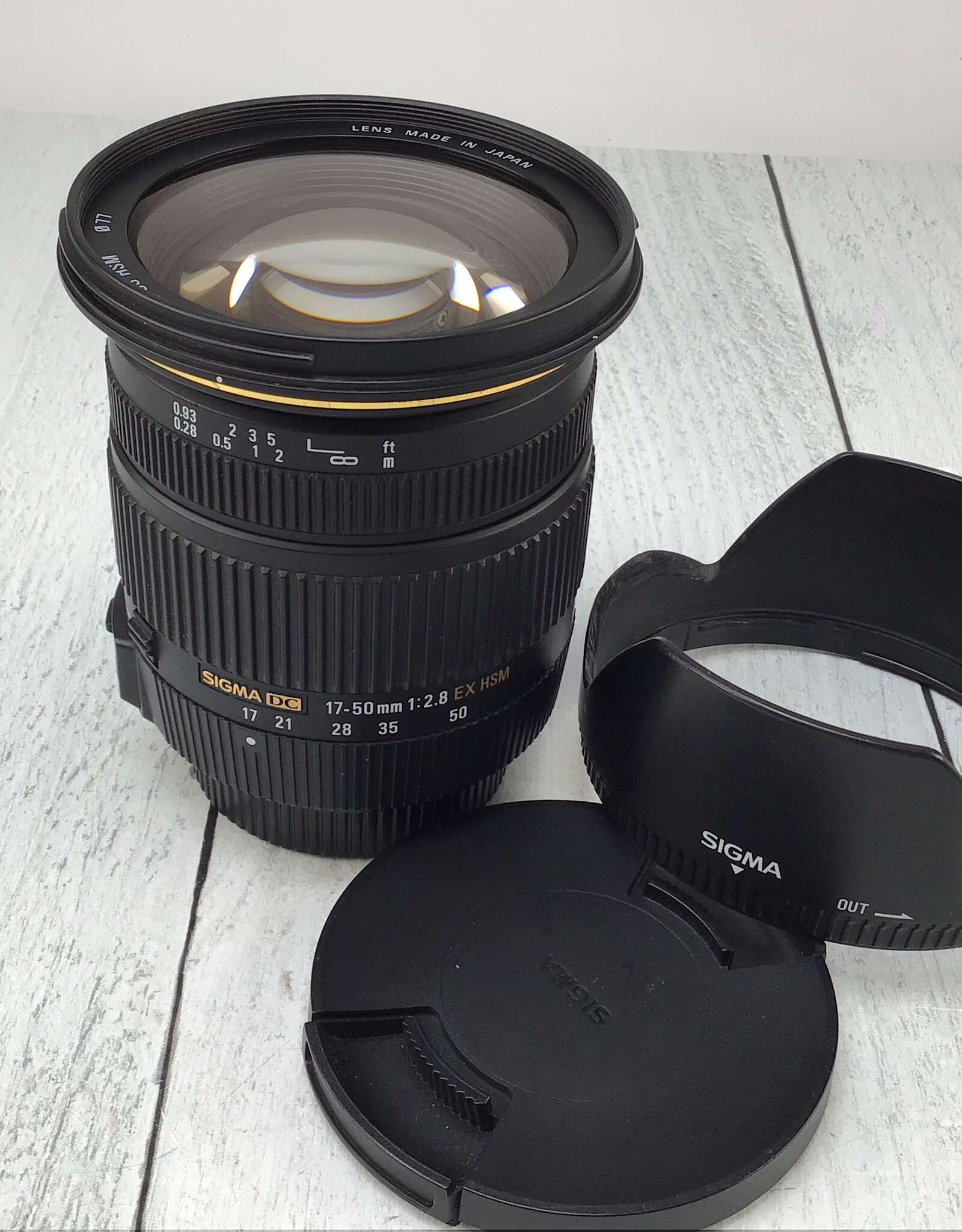 SIGMA Sigma DC F 17-50mm f2.8 EX HSM Lens for Nikon Used Good