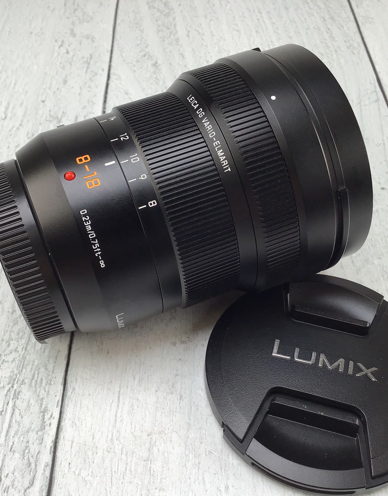 PANASONIC Panasonic Leica DG Cario Elmarit 8-18mm f2.8-4 Lens Used Good