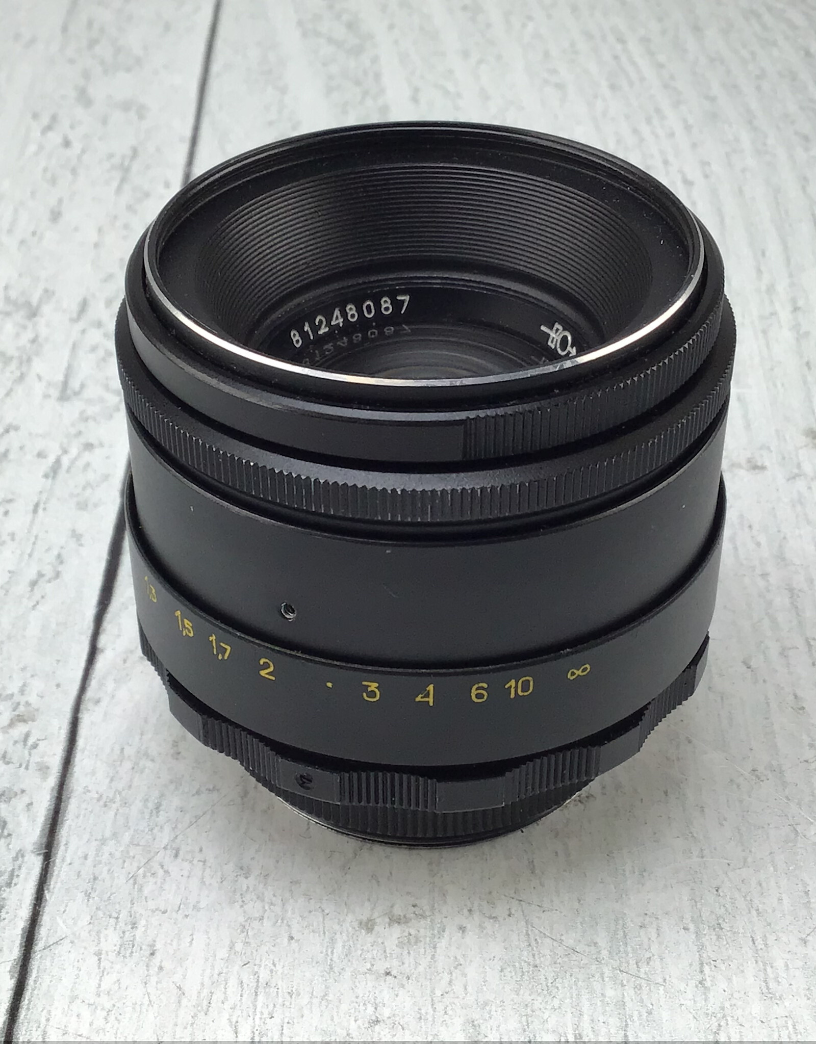 helios Helios 44-2 58mm f2 Screw Mount Lens Used Good
