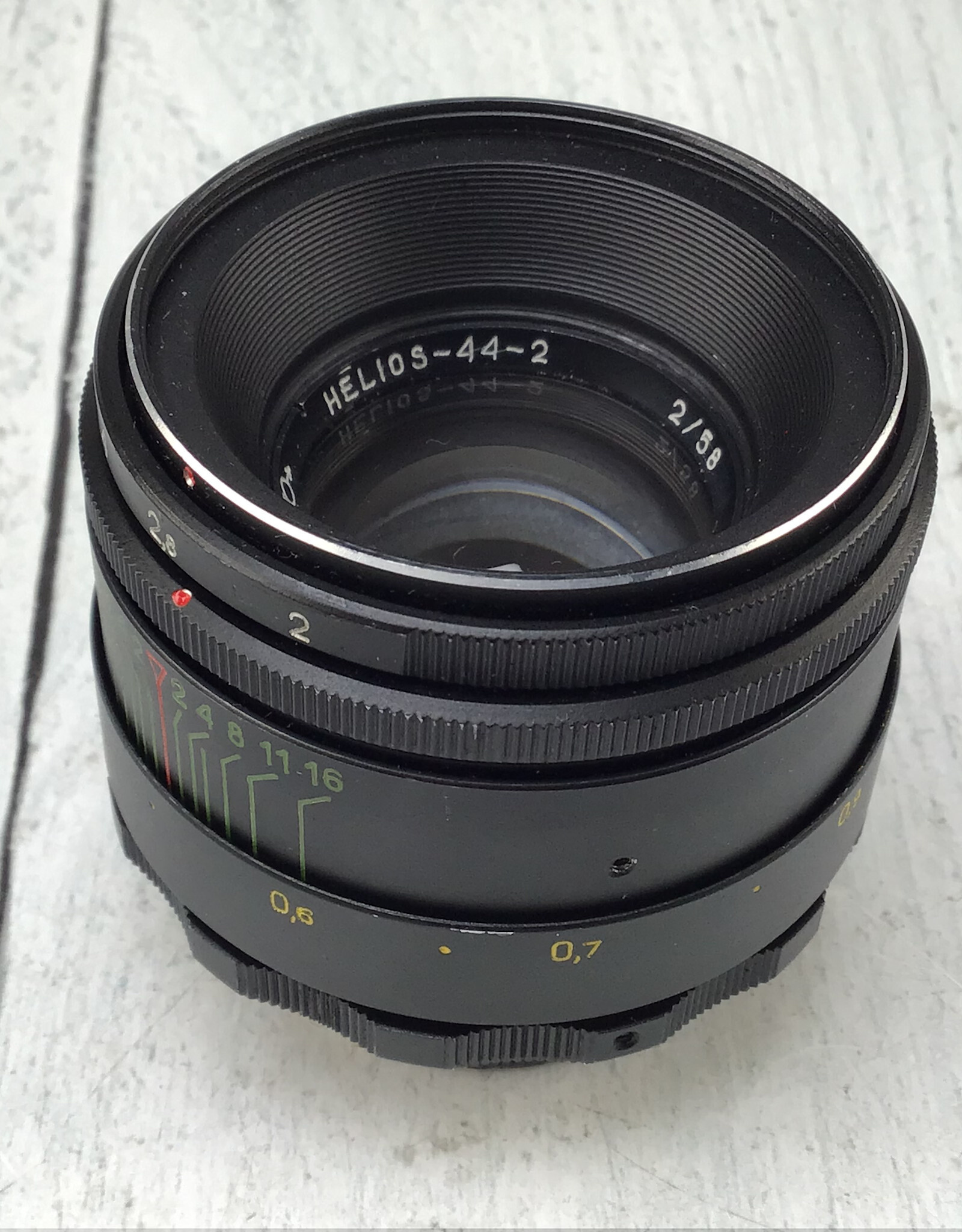 helios Helios 44-2 58mm f2 Screw Mount Lens Used Good