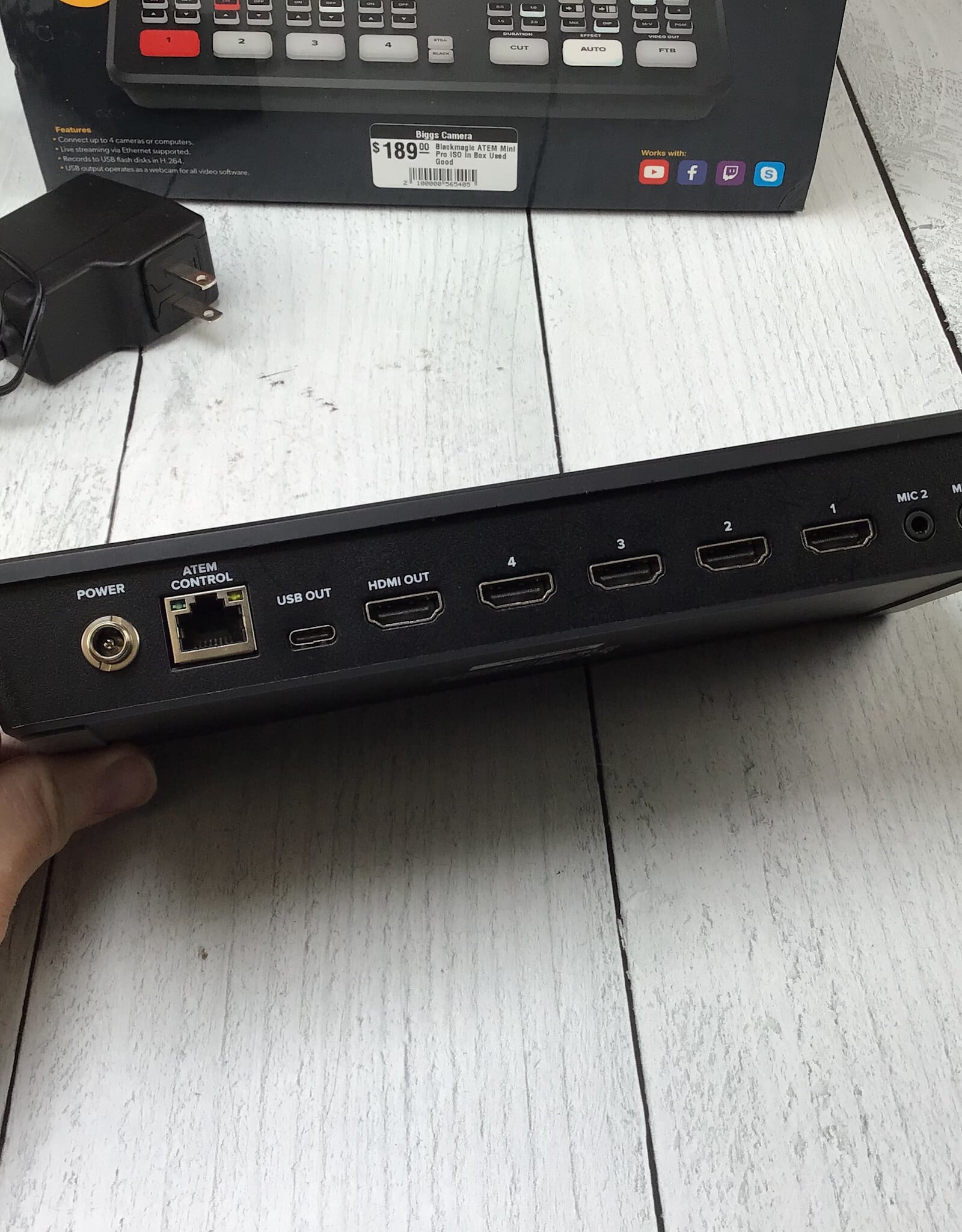 Blackmagic Design Blackmagic ATEM Mini Pro ISO in Box Used Good