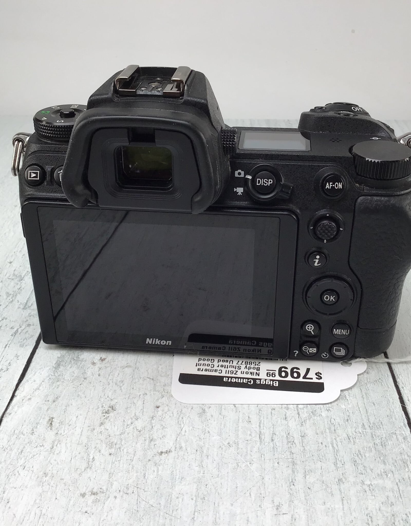 NIKON Nikon Z6II Camera Body Shutter Count 258877 Used Good