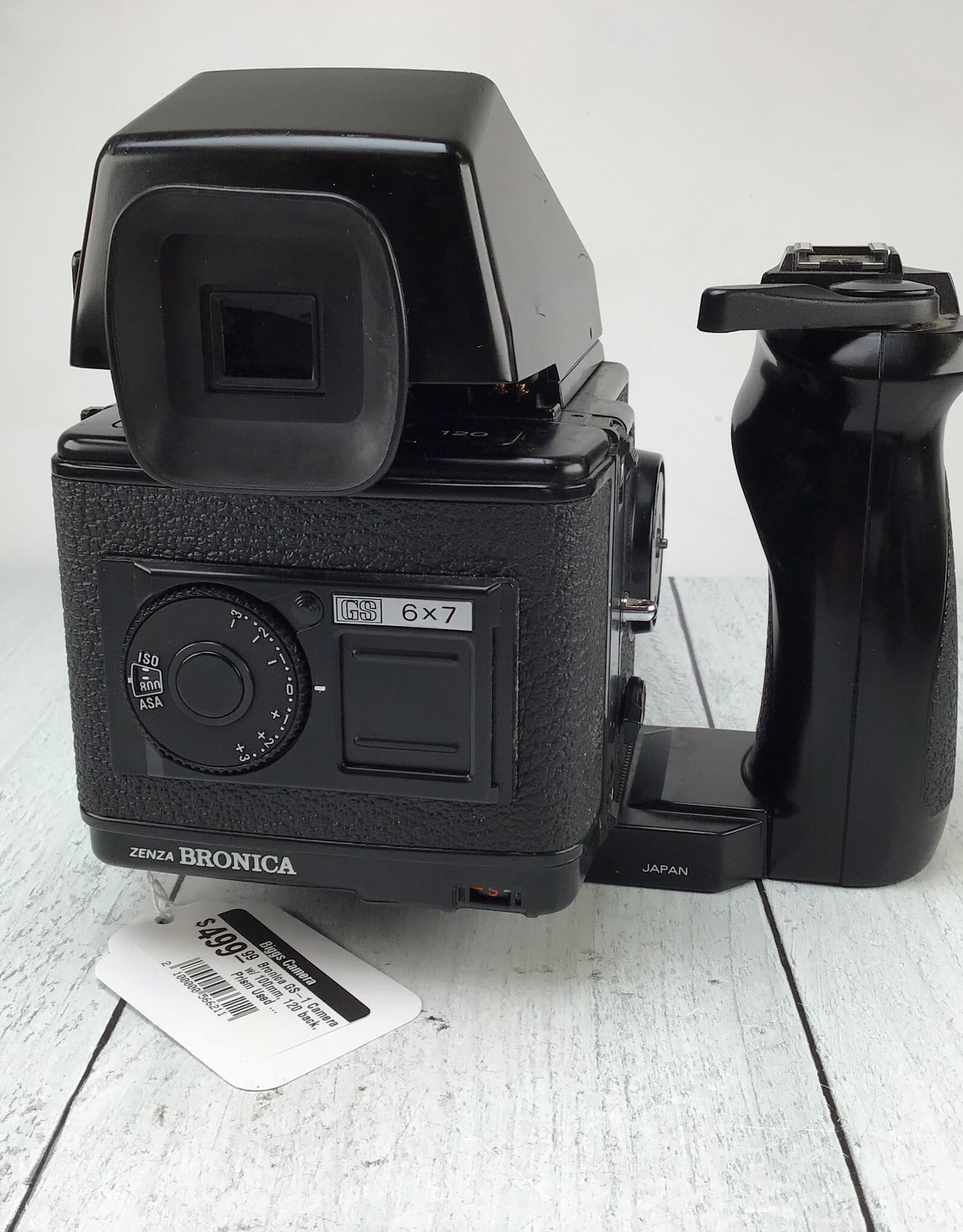 Bronica Bronica GS-1 Camera w/ 100mm, 120 back, Prism Used Good