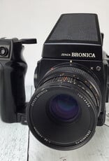 Bronica Bronica GS-1 Camera w/ 100mm, 120 back, Prism Used Good