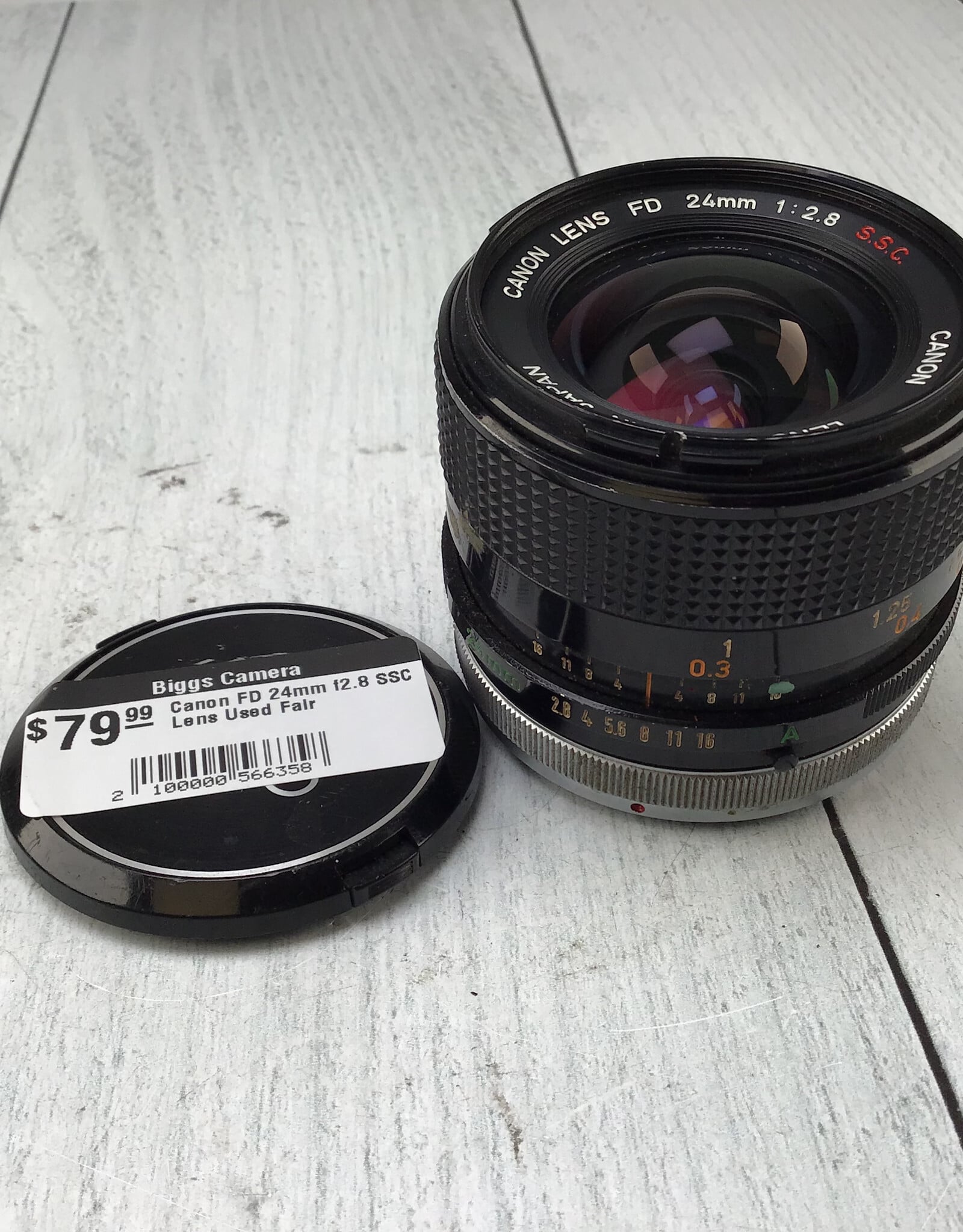 CANON Canon FD 24mm f2.8 SSC Lens Used Fair