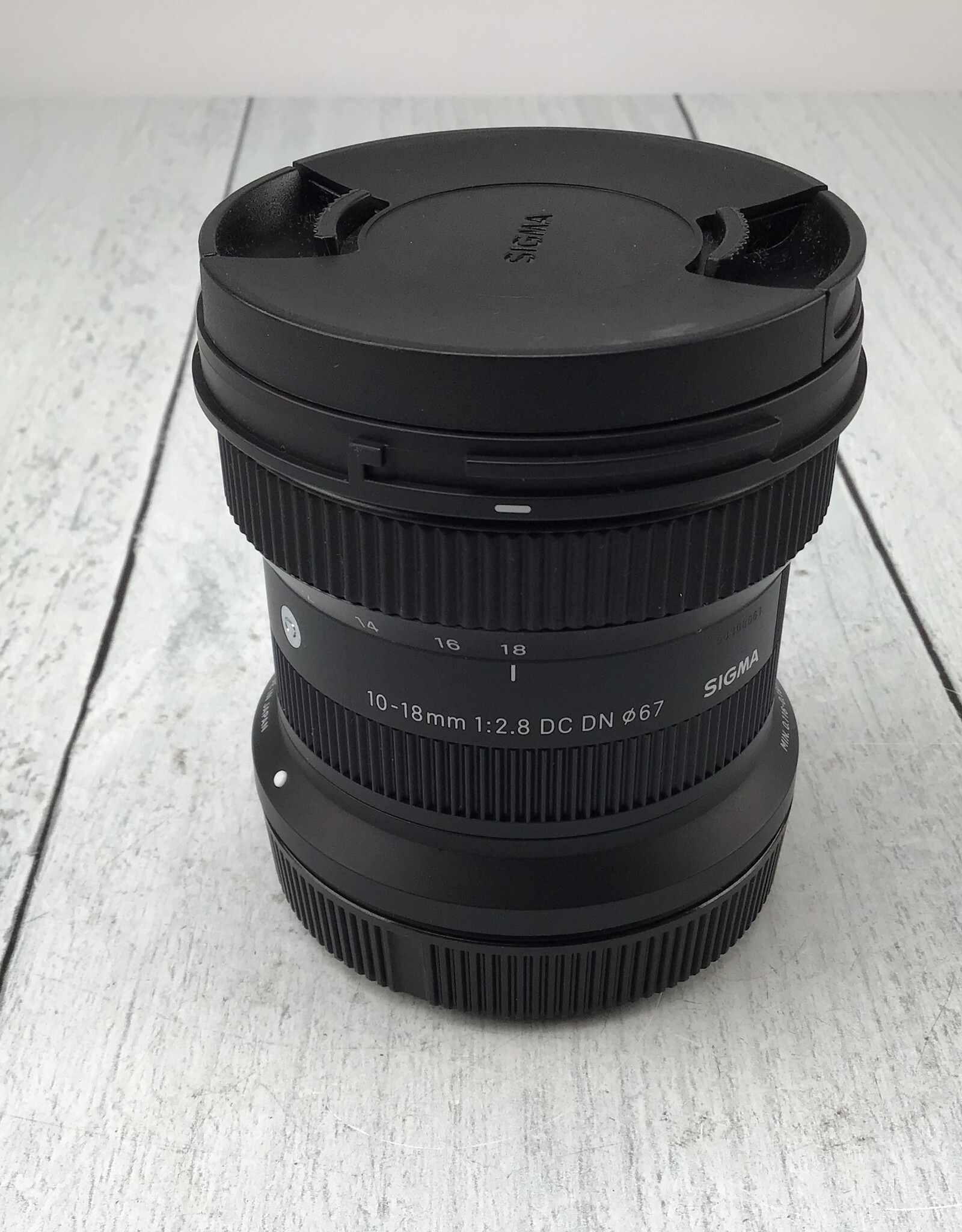 SIGMA Sigma 10-18mm f2.8 DC DN Lens for Canon RF Used Good