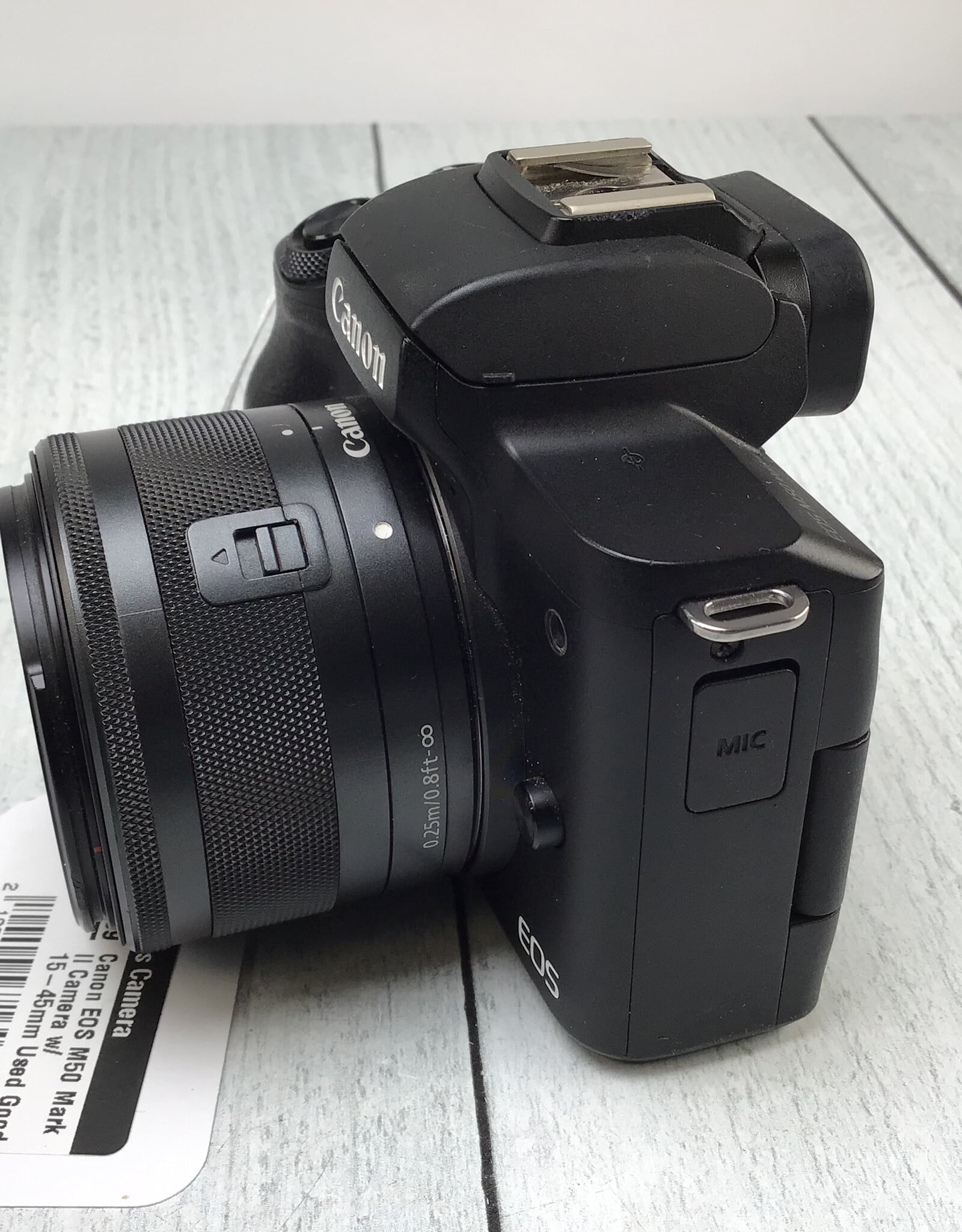 CANON Canon EOS M50 Mark II Camera w/ 15-45mm Used Good
