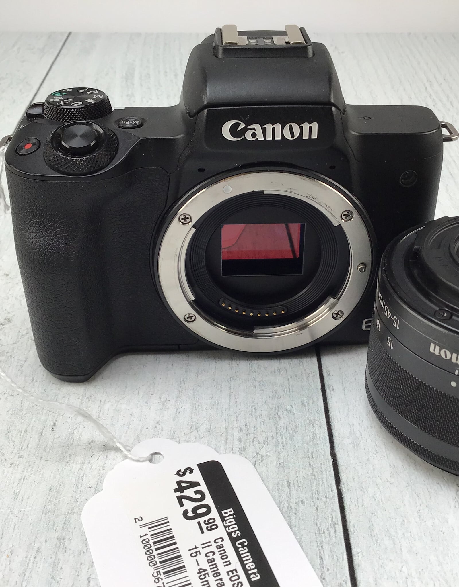 CANON Canon EOS M50 Mark II Camera w/ 15-45mm Used Good