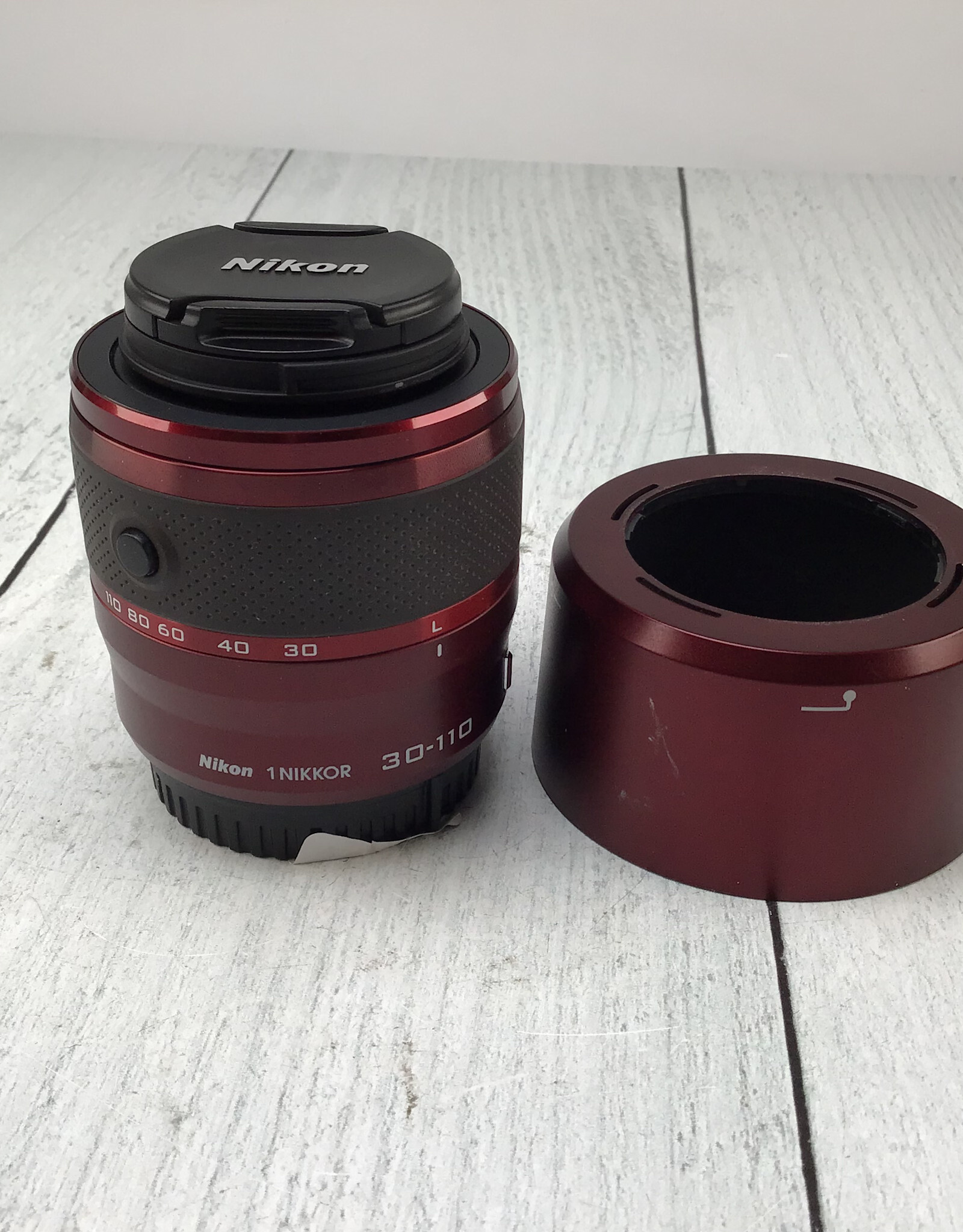 NIKON Nikon 1 Nikkor 30-110mm f3.8-5.6 VR Lens Red Used Good