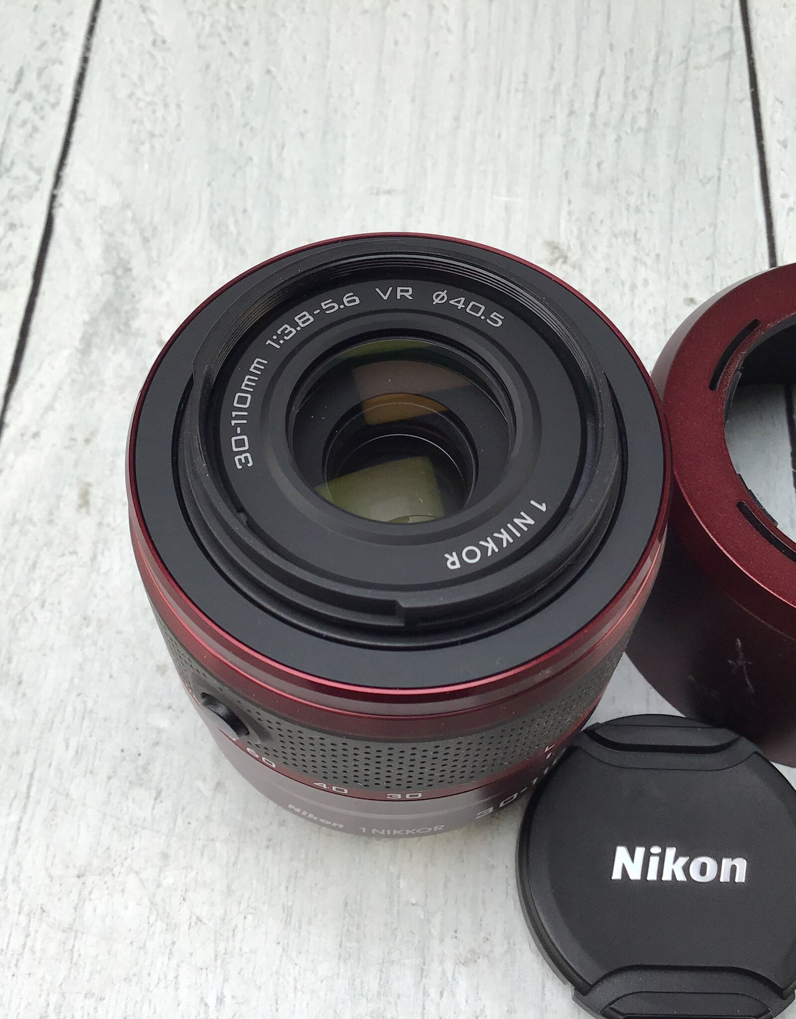 NIKON Nikon 1 Nikkor 30-110mm f3.8-5.6 VR Lens Red Used Good
