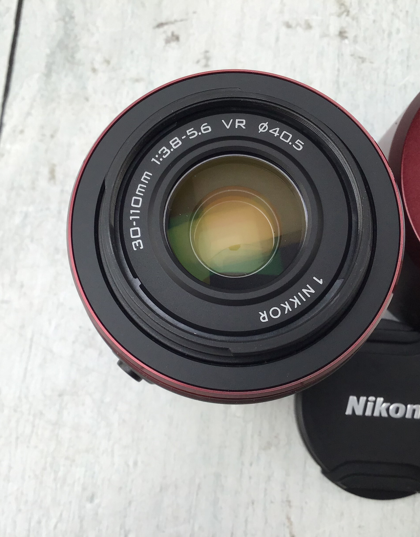 NIKON Nikon 1 Nikkor 30-110mm f3.8-5.6 VR Lens Red Used Good