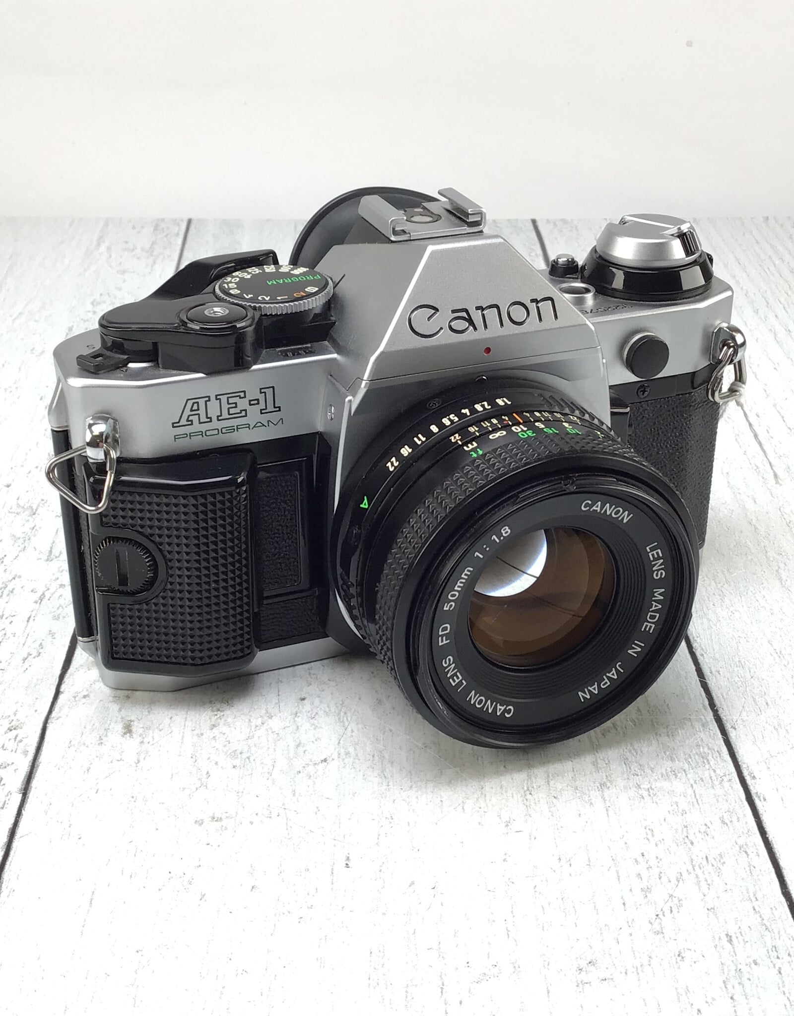 CANON Canon AE-1 Program Camera w/50mm f1.8 Used Good