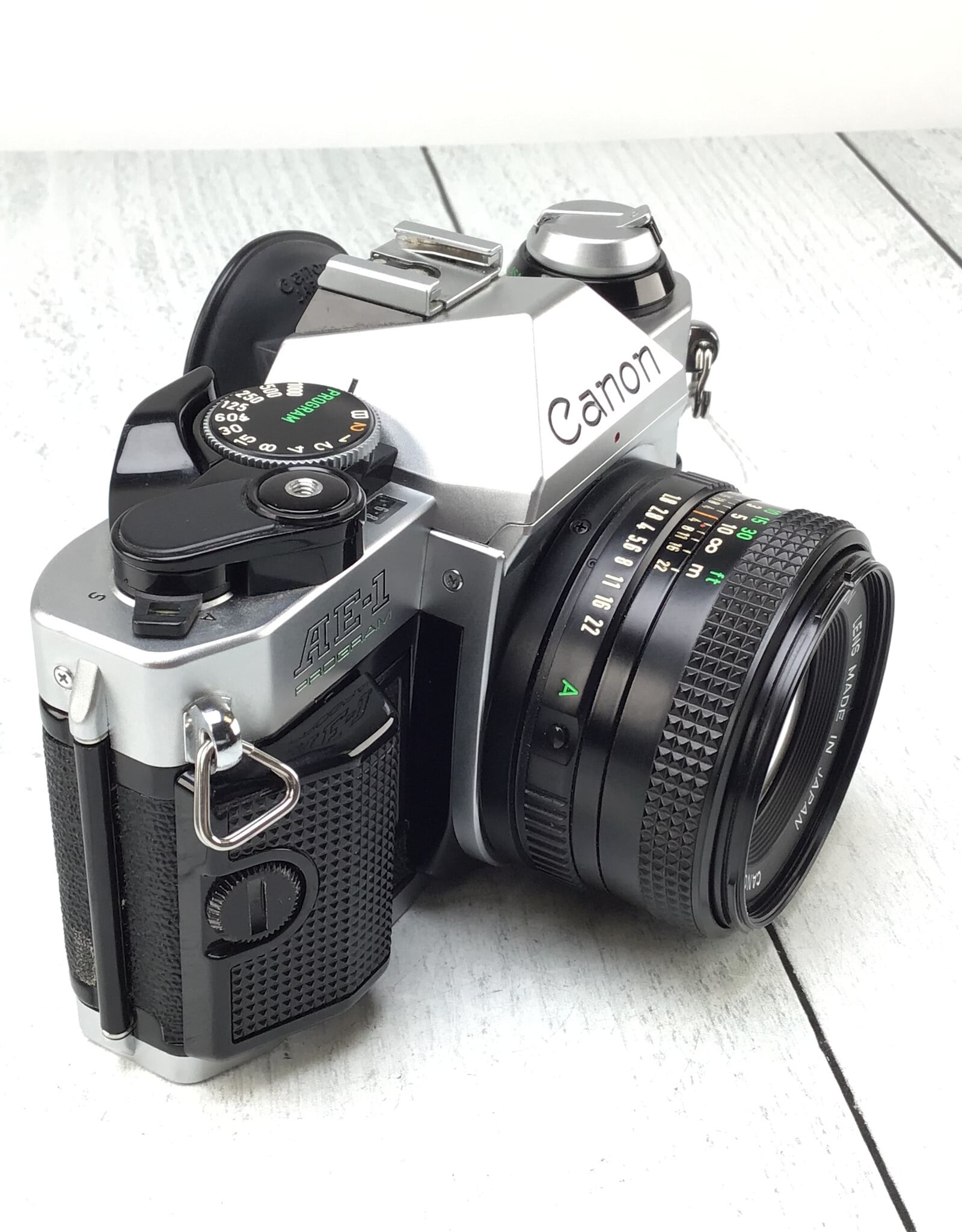 CANON Canon AE-1 Program Camera w/50mm f1.8 Used Good