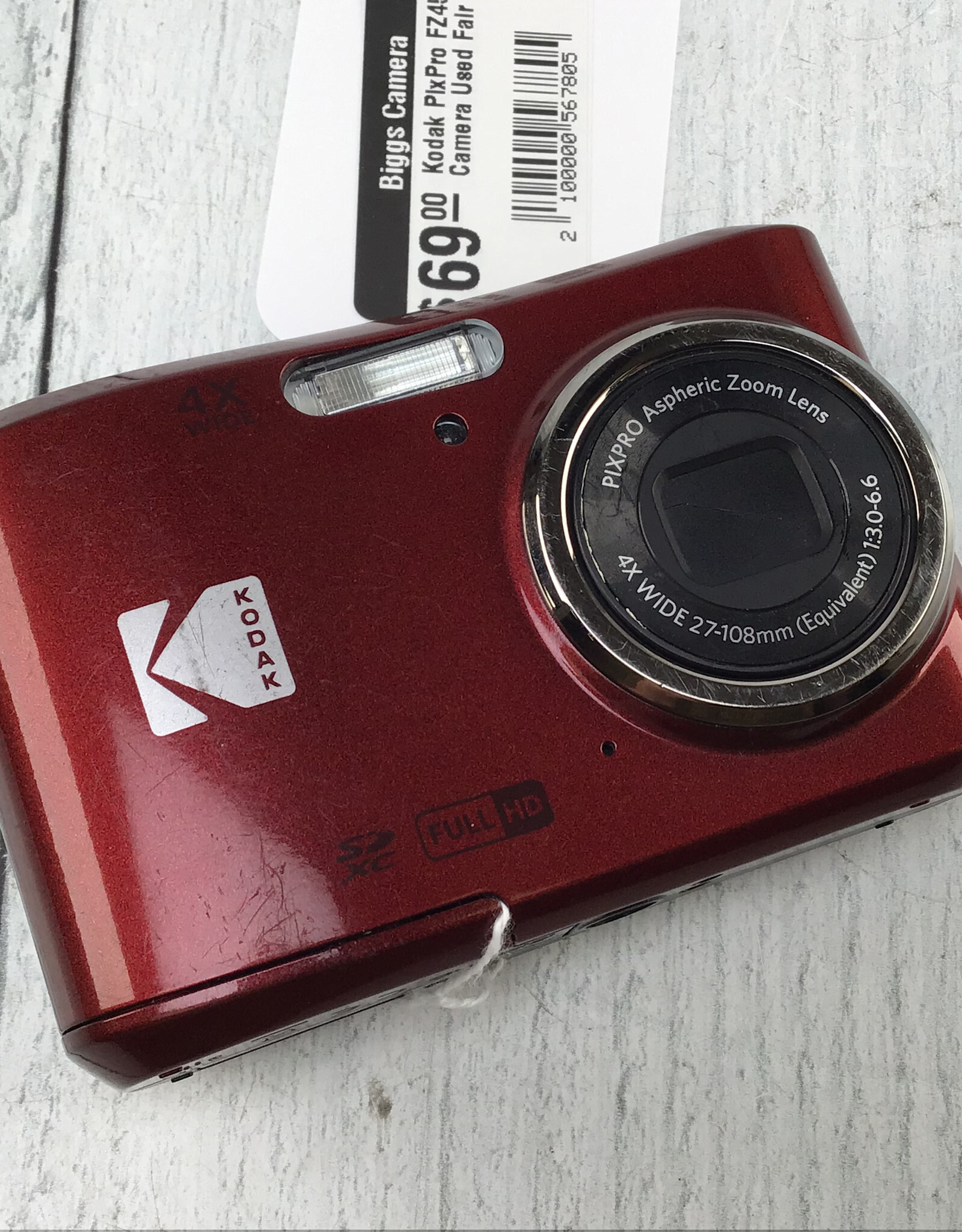 Kodak PixPro FZ45 Camera Used Fair