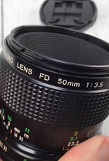 CANON Canon Macro Lens FD 50mm f3.5 Used Fair
