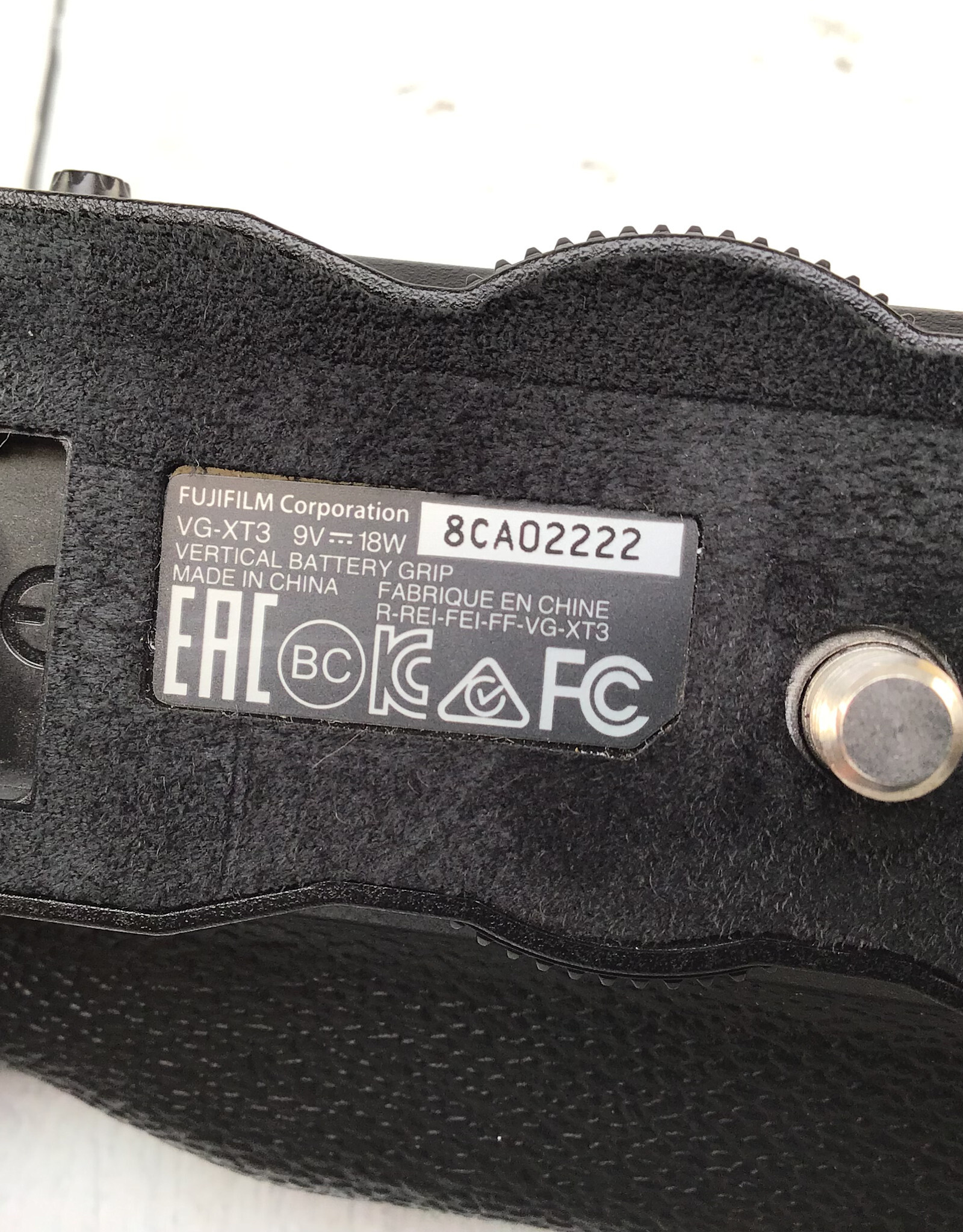 FUJI Fuji VG-XT3 Grip for X-T3 Used Good