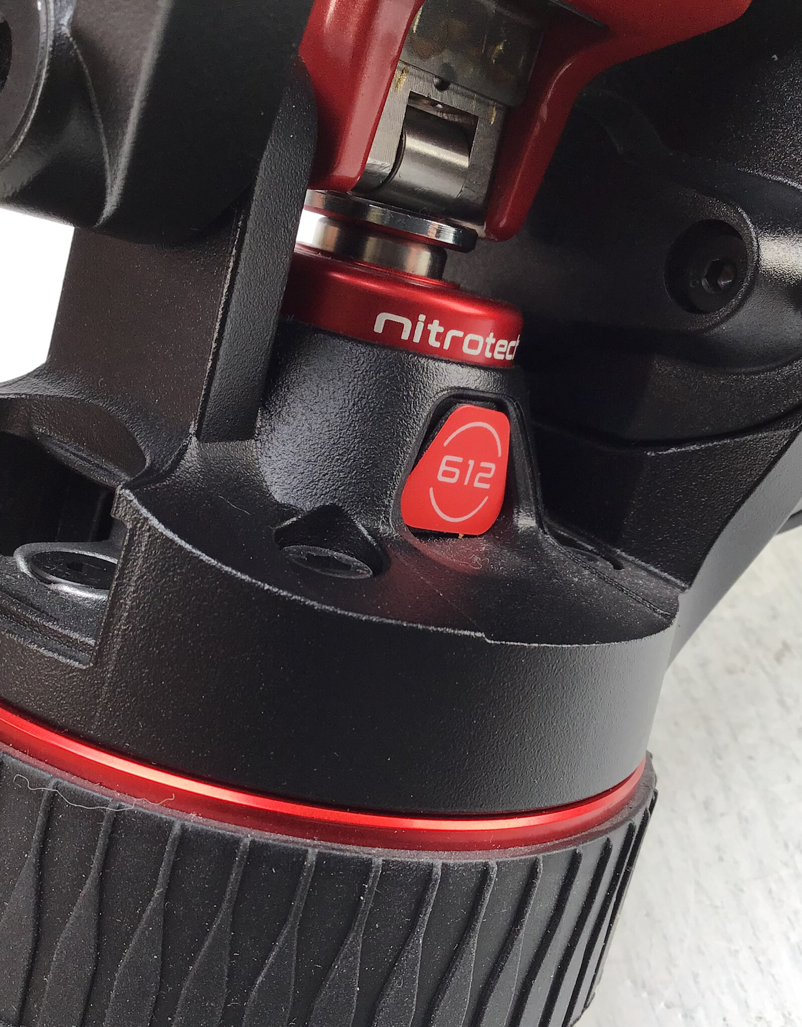 MANFROTTO Manfrotto Nitrotech 612 MVH612AH Head No Release Plate Used Good