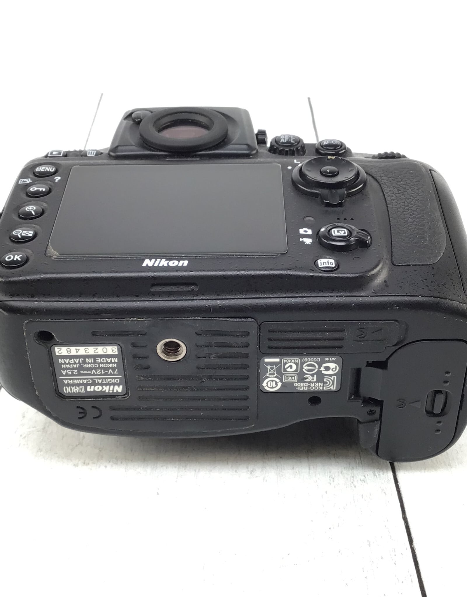 NIKON Nikon D800 Camera Body Shutter Count 75670 Used Good