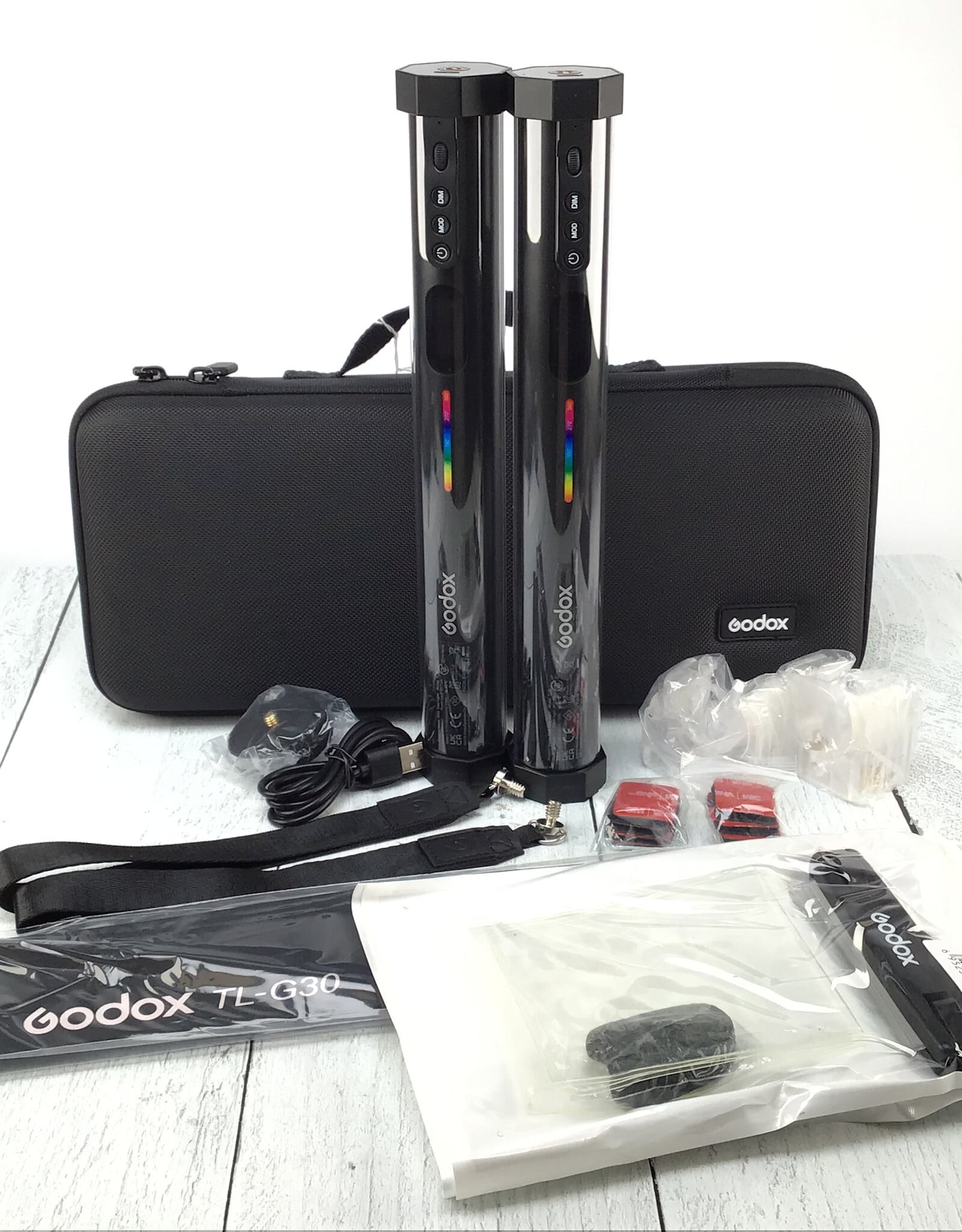 GODOX Godox TL30 RGB LED 2 Light Kit Used EX
