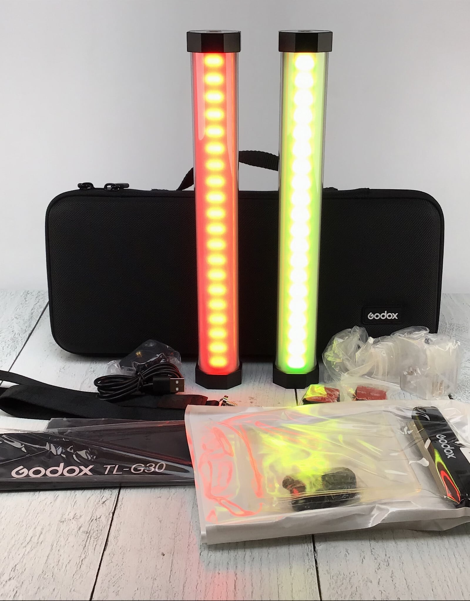 GODOX Godox TL30 RGB LED 2 Light Kit Used EX