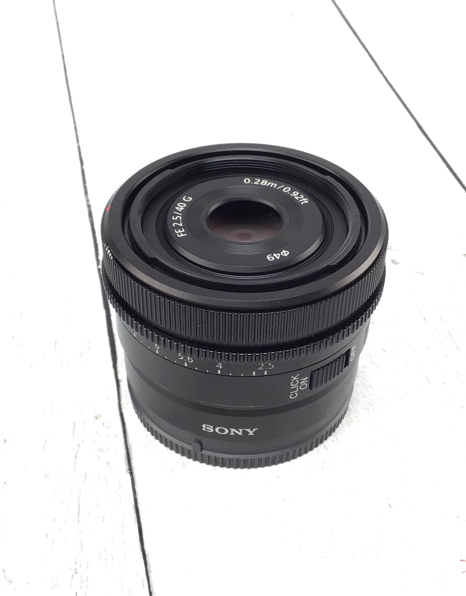 SONY Sony 40mm F2.5 G Lens in Box Used Good