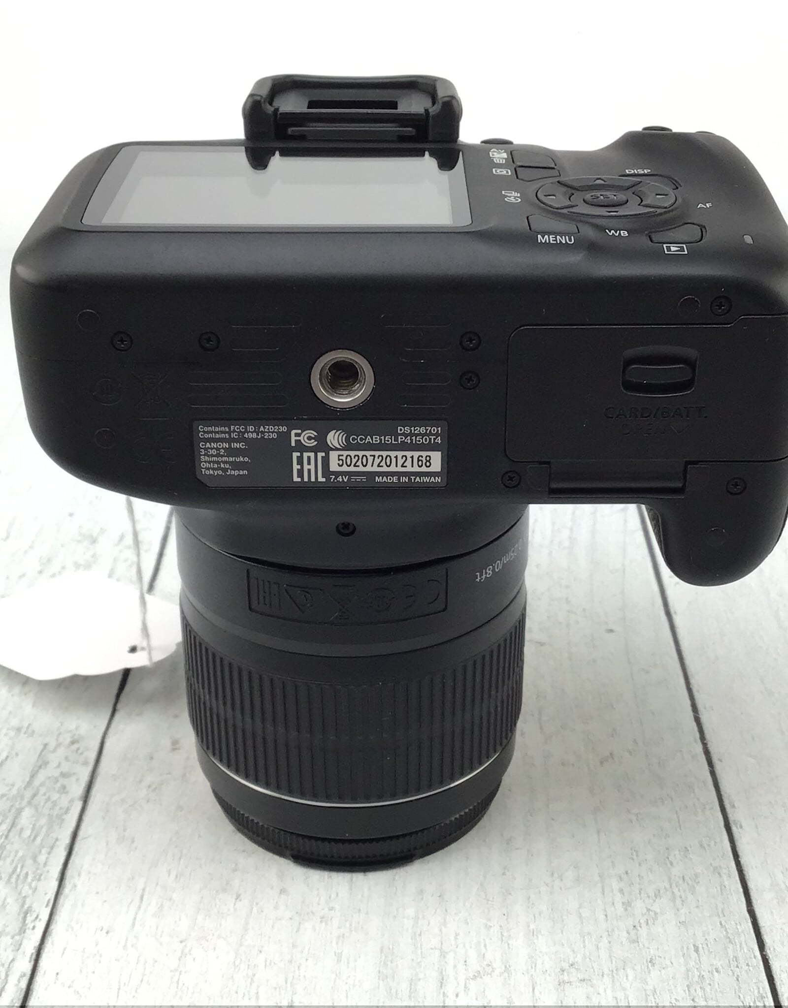 CANON Canon EOS Rebel T100 Camera w/ 18-55mm Used Good