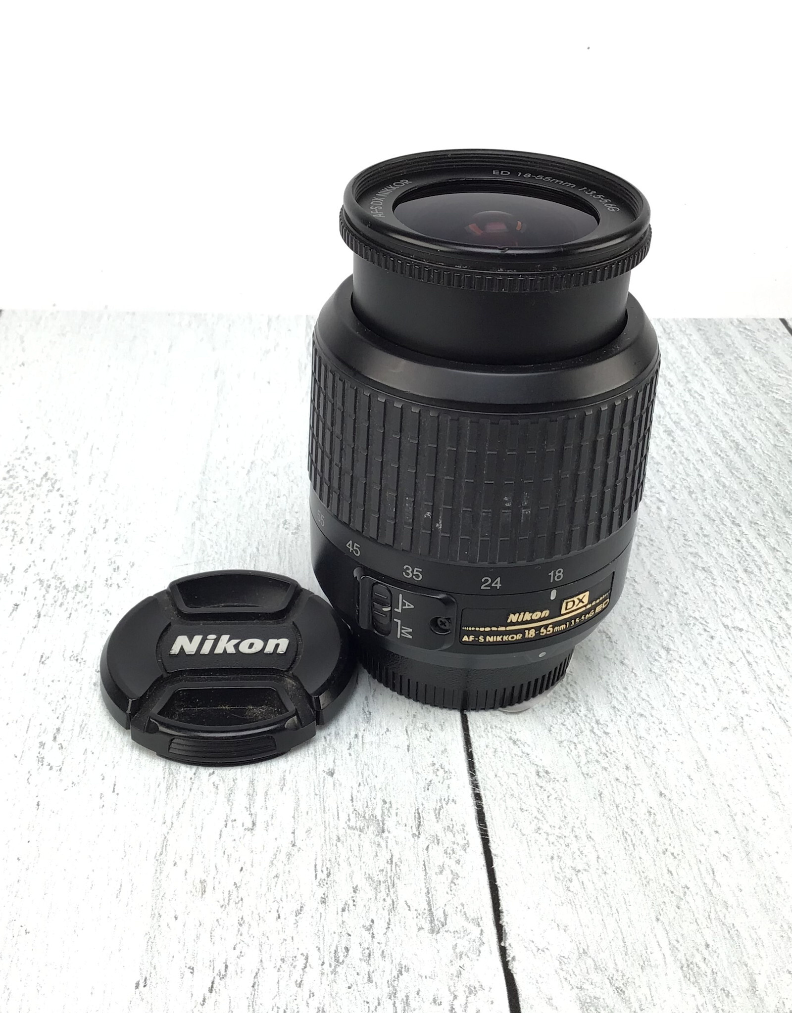 NIKON Nikon AF-S 18-55mm f3.5-5.6G Lens Used Fair