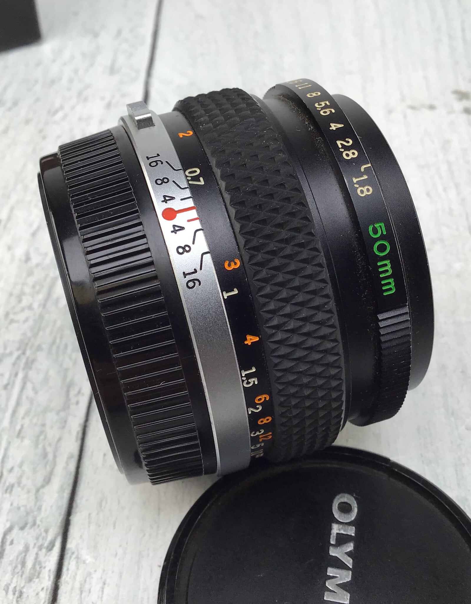 OLYMPUS Olympus OM Auto-S 50mm f1.8 Lens in Box Used Good