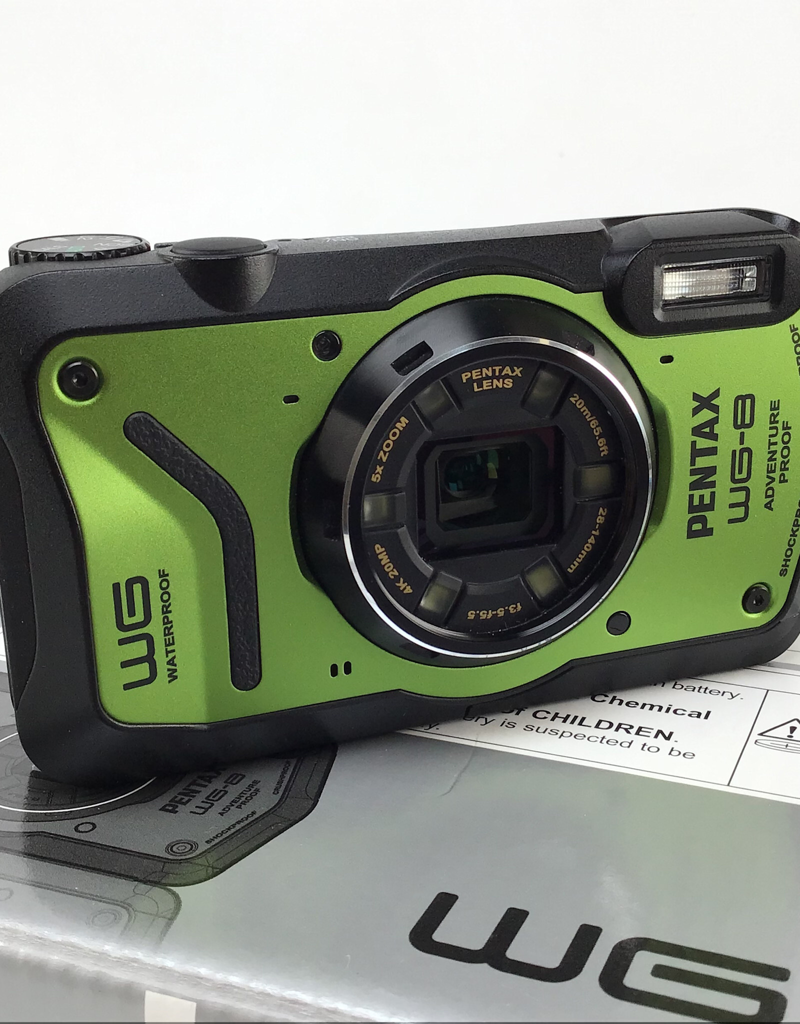 Pentax Pentax WG-8 Camera Green in Box EX
