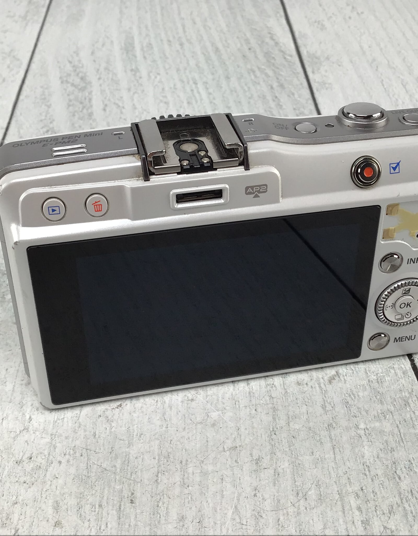 OLYMPUS Olympus Pen Mini E-PM2 Camera White Used Fair