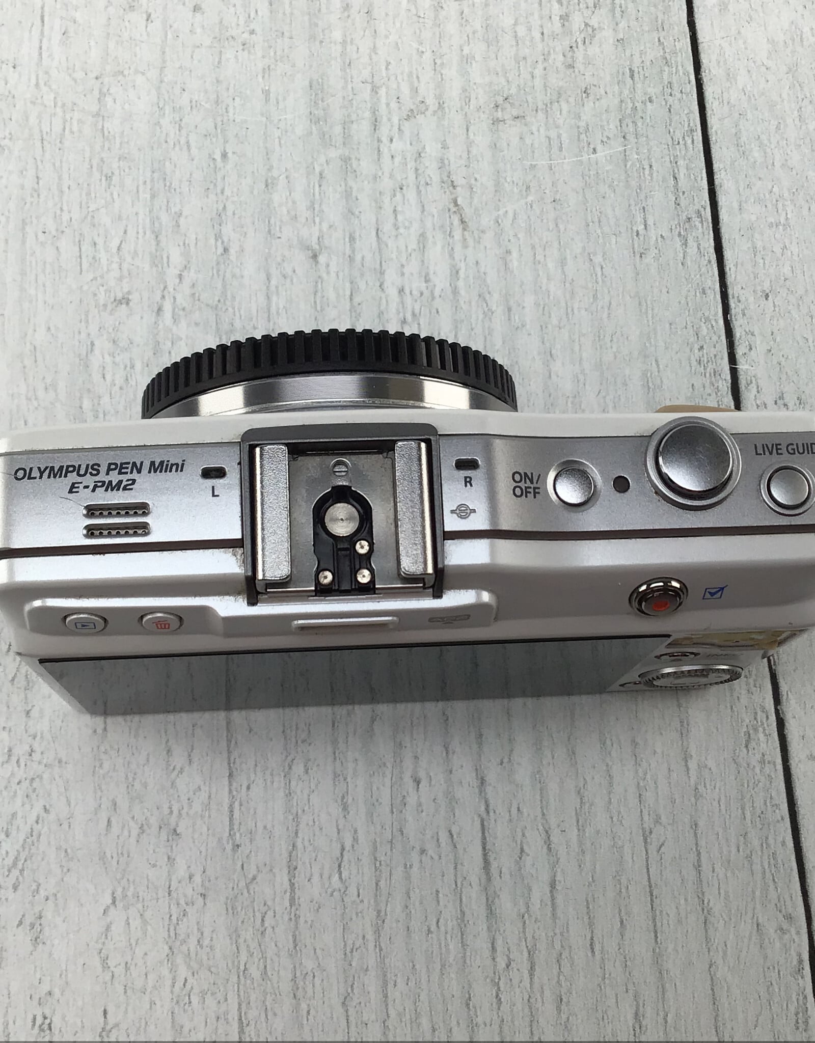 OLYMPUS Olympus Pen Mini E-PM2 Camera White Used Fair