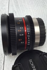 ROKINON Rokinon 12mm t2.2 NCS CS Lens for MFT Mount Used Good