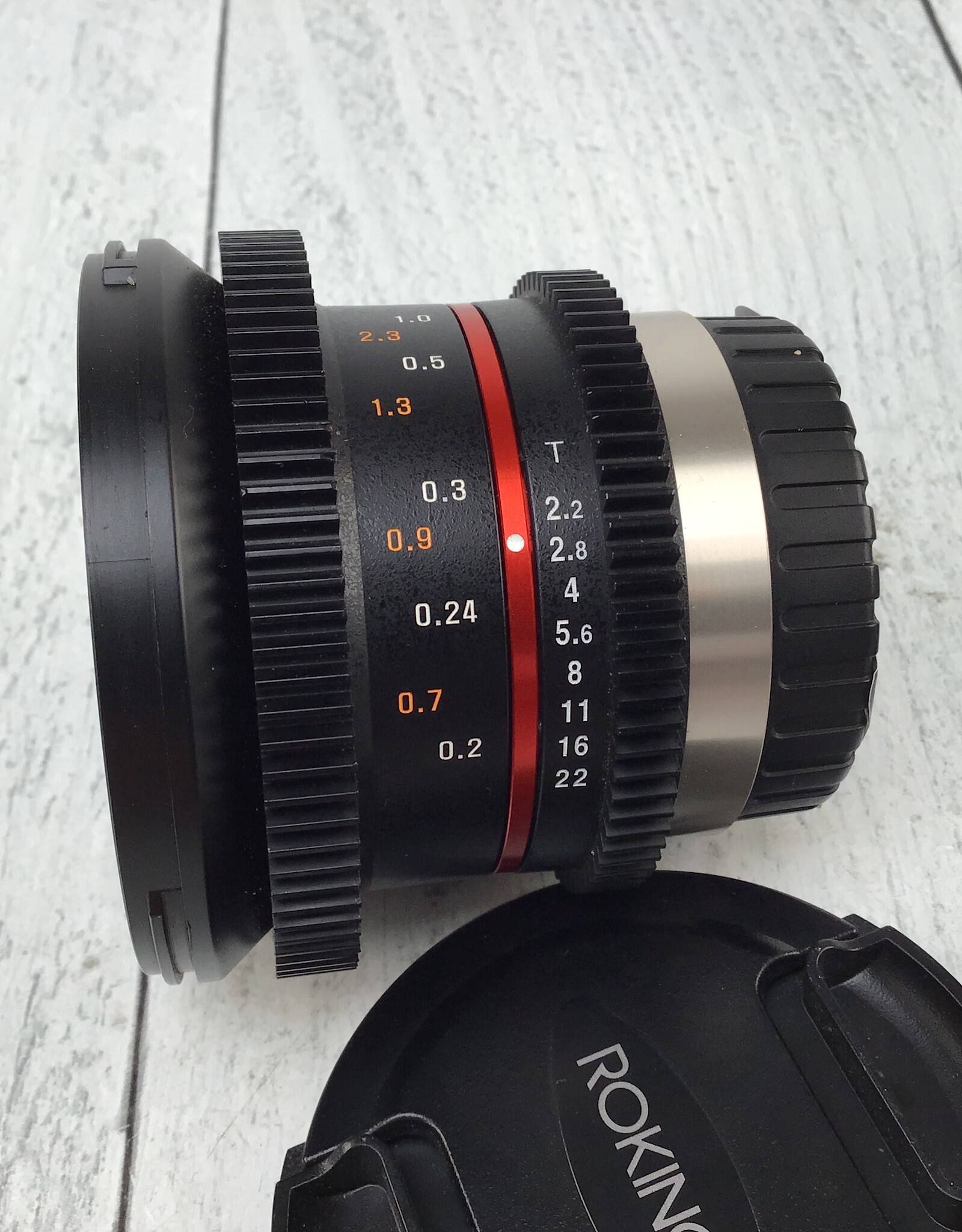 ROKINON Rokinon 12mm t2.2 NCS CS Lens for MFT Mount Used Good