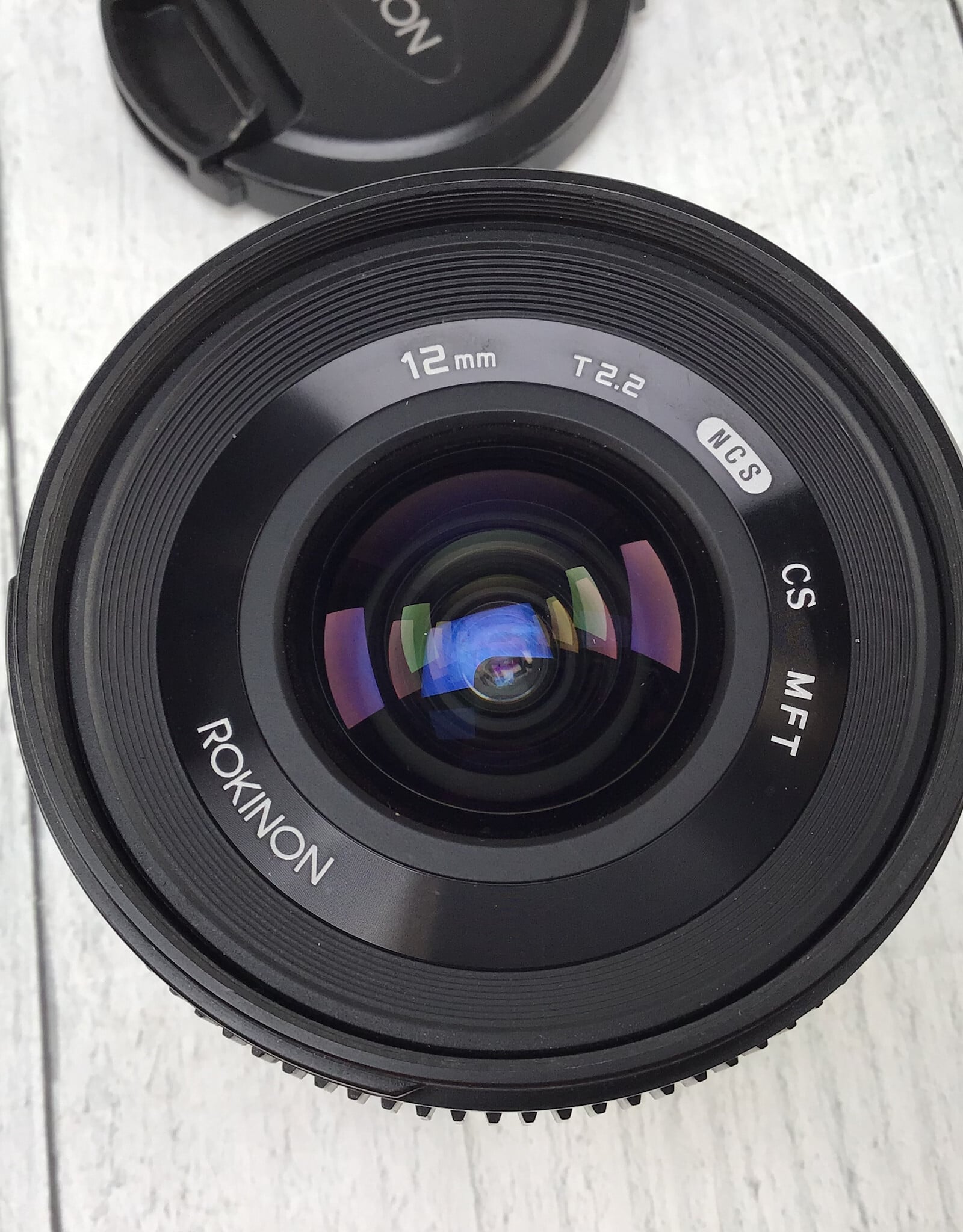 ROKINON Rokinon 12mm t2.2 NCS CS Lens for MFT Mount Used Good