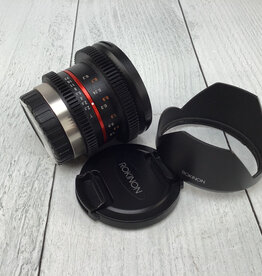 ROKINON Rokinon 12mm t2.2 NCS CS Lens for MFT Mount Used Good